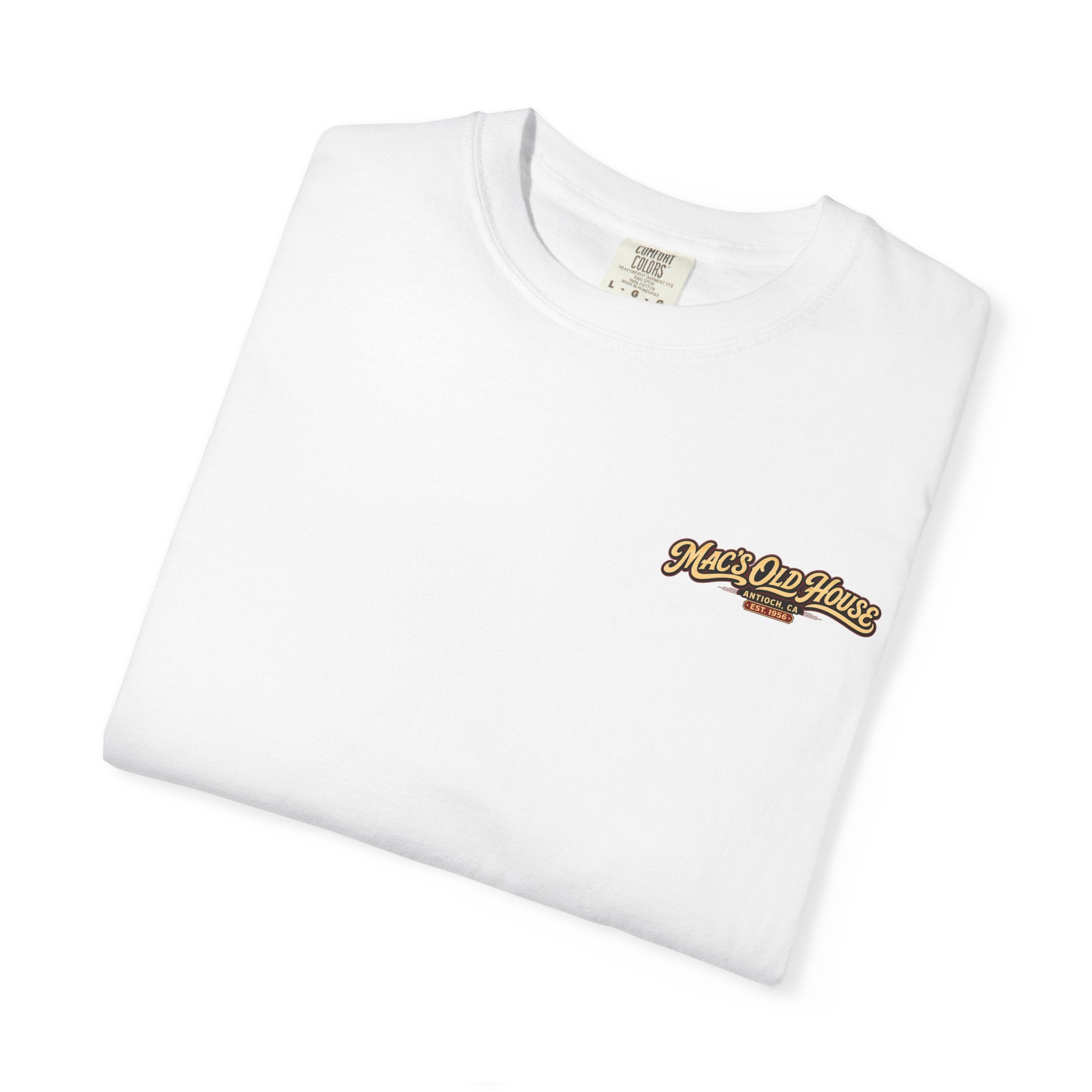 Mac's Old House Vintage T-Shirt — Retro Roadside Diner Graphic Tee
