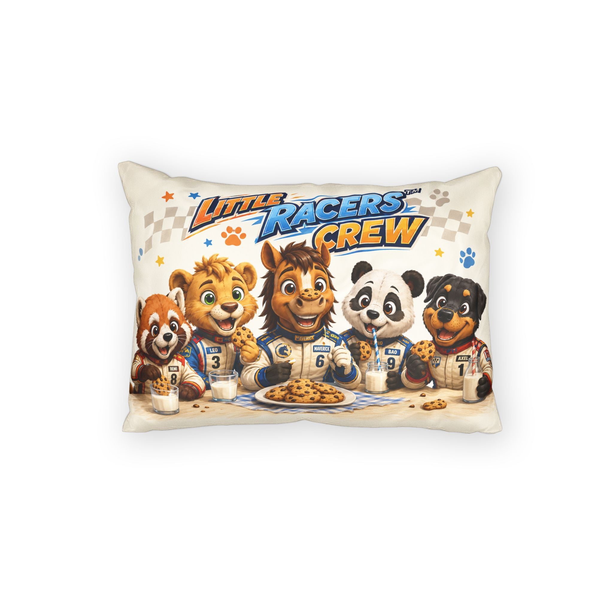 Little Racers™ Crew Cotton Pillow Sham.