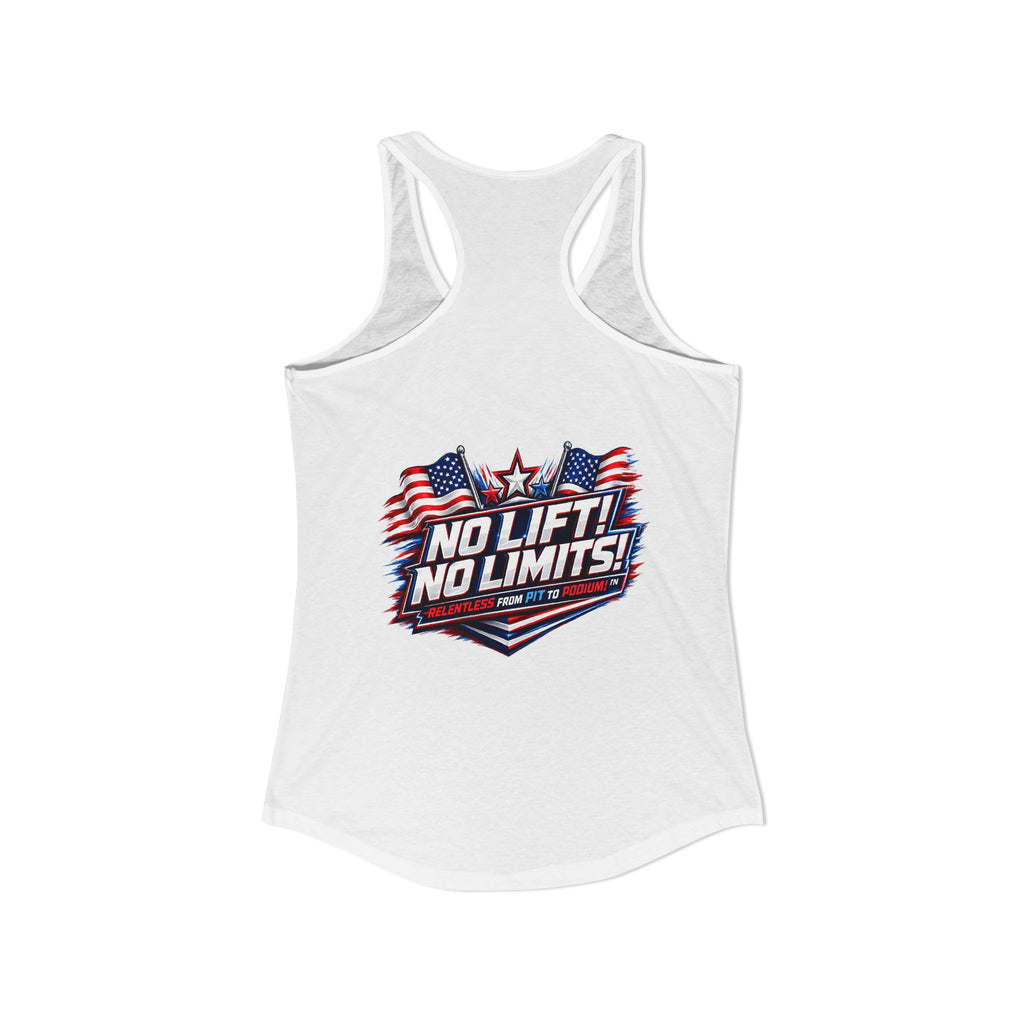 No Lift No Limits™ Happy 250th Racerback Tank