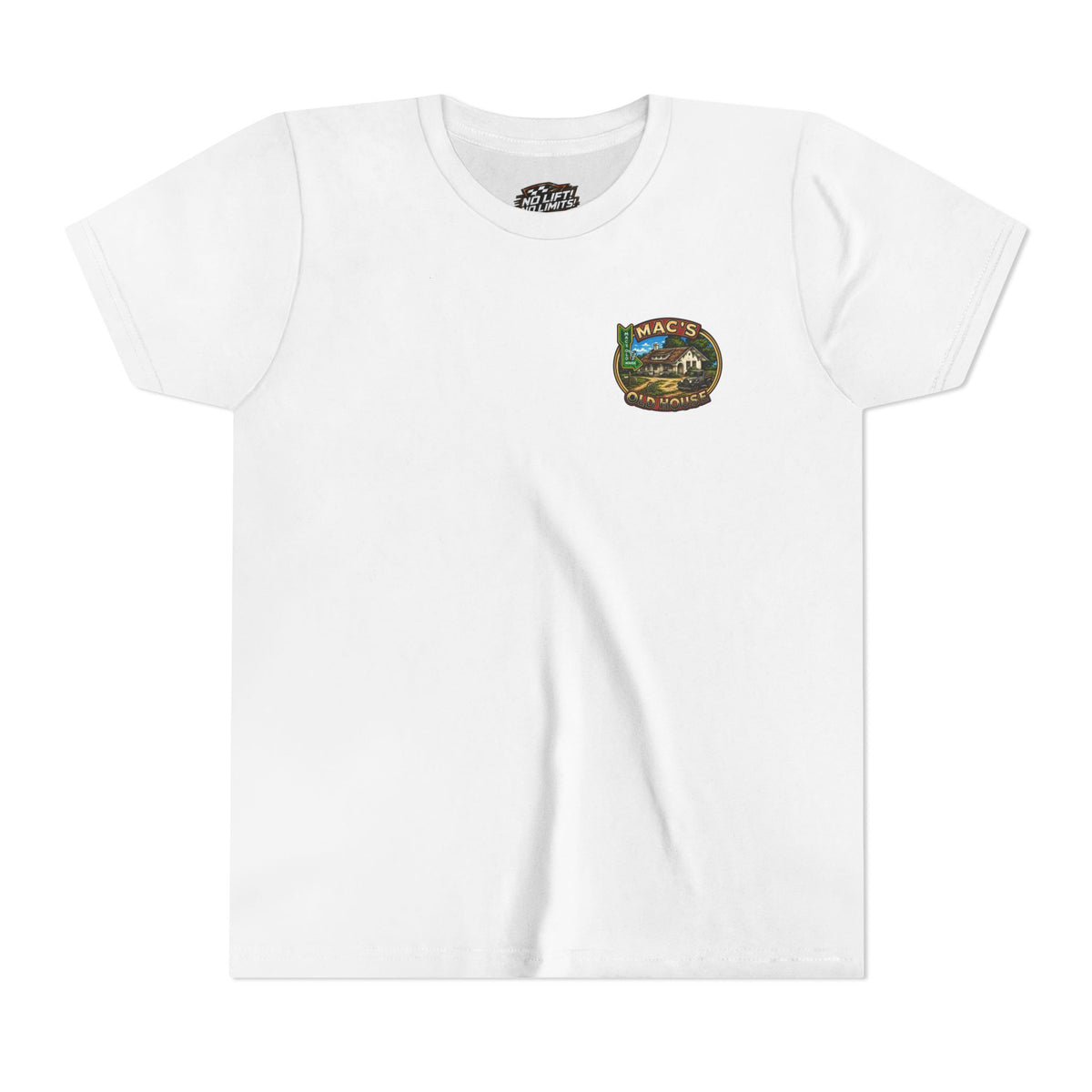 Youth Tee — "Mac's Minestrone" Retro Soup Logo