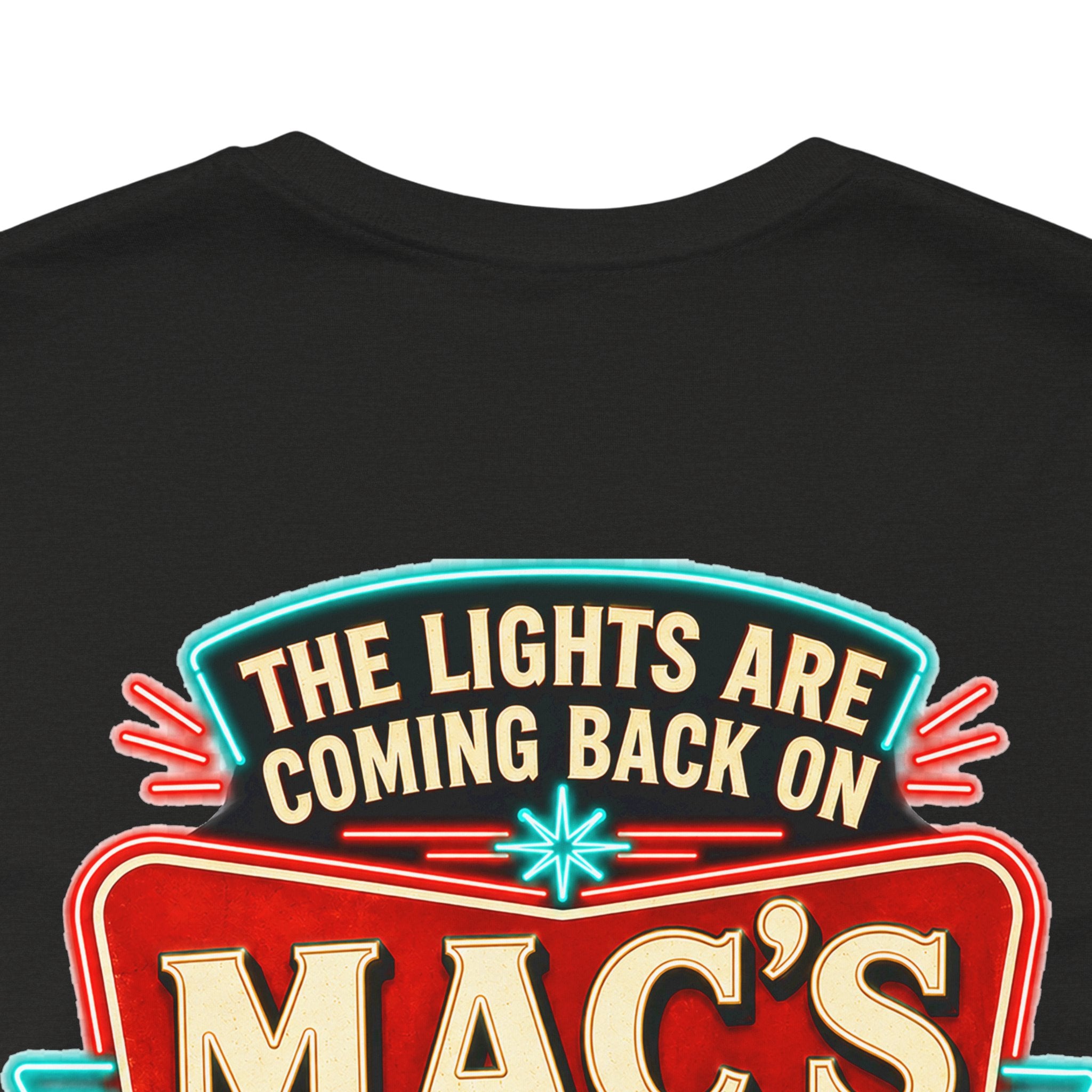 Mac’s Old House “The Lights Are Coming Back On” Coming Soon Shirt