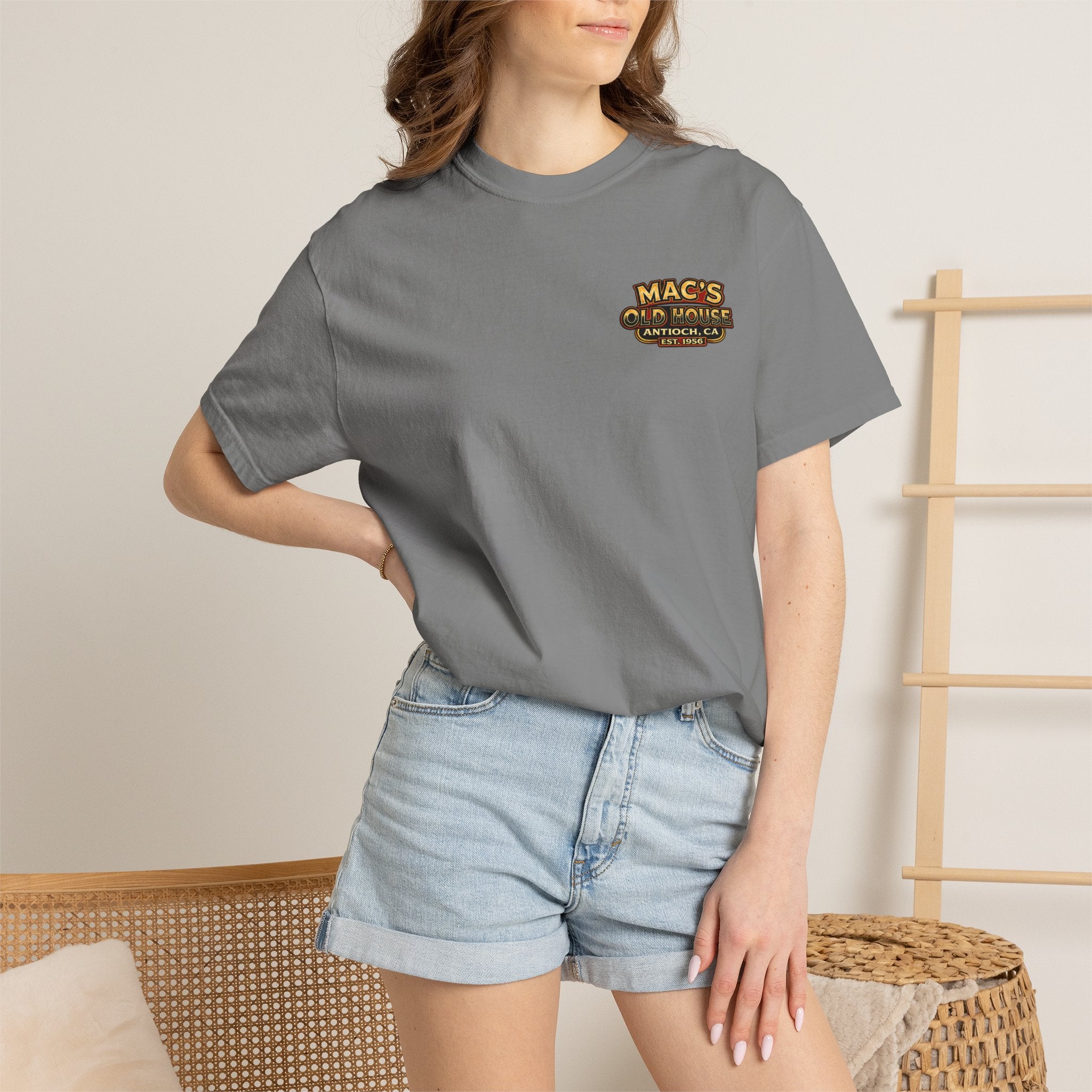 Mac's Old House T-Shirt — Vintage Restaurant Scene Tee
