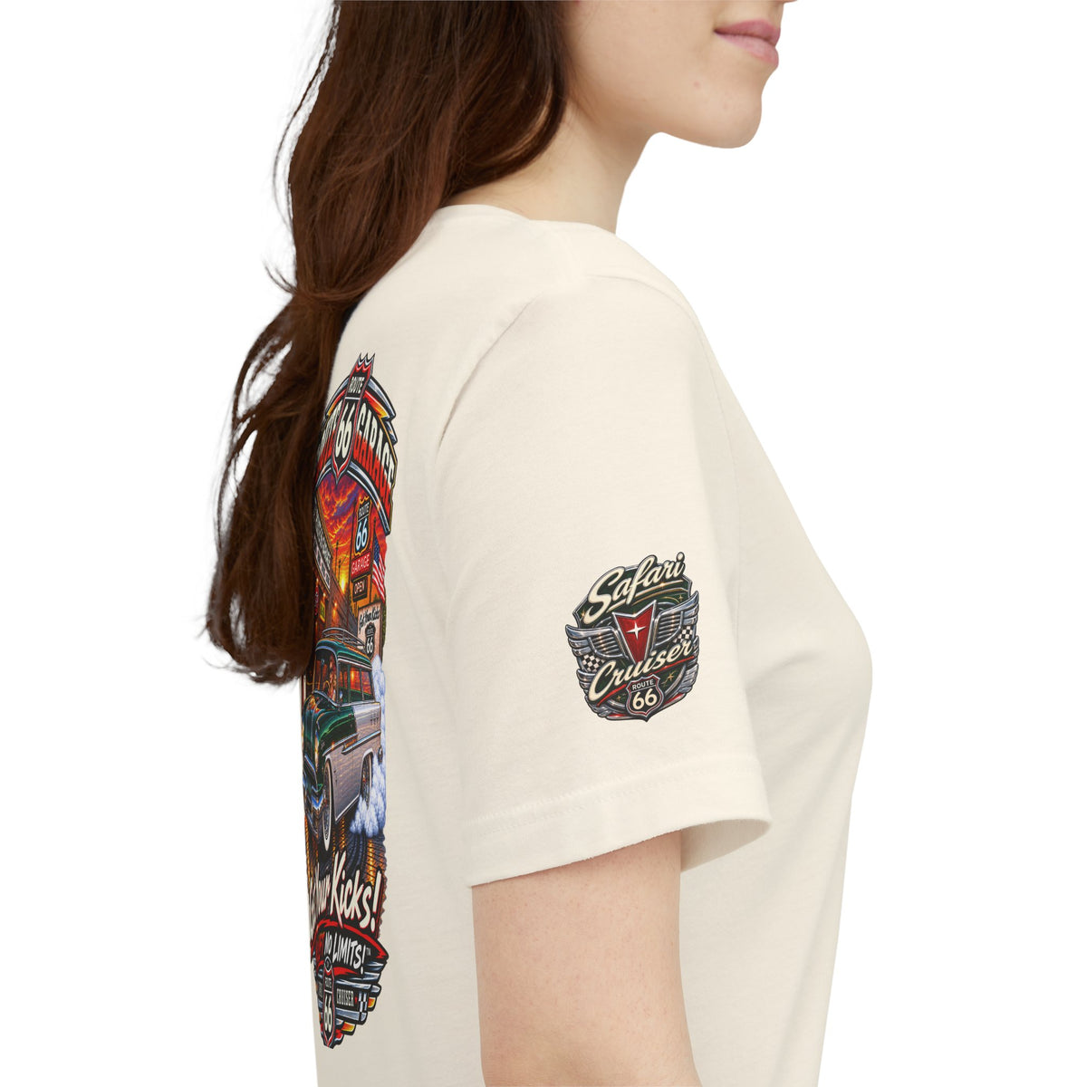 Route 66 Garage – Safari Cruiser Tee | No Lift! No Limits!™