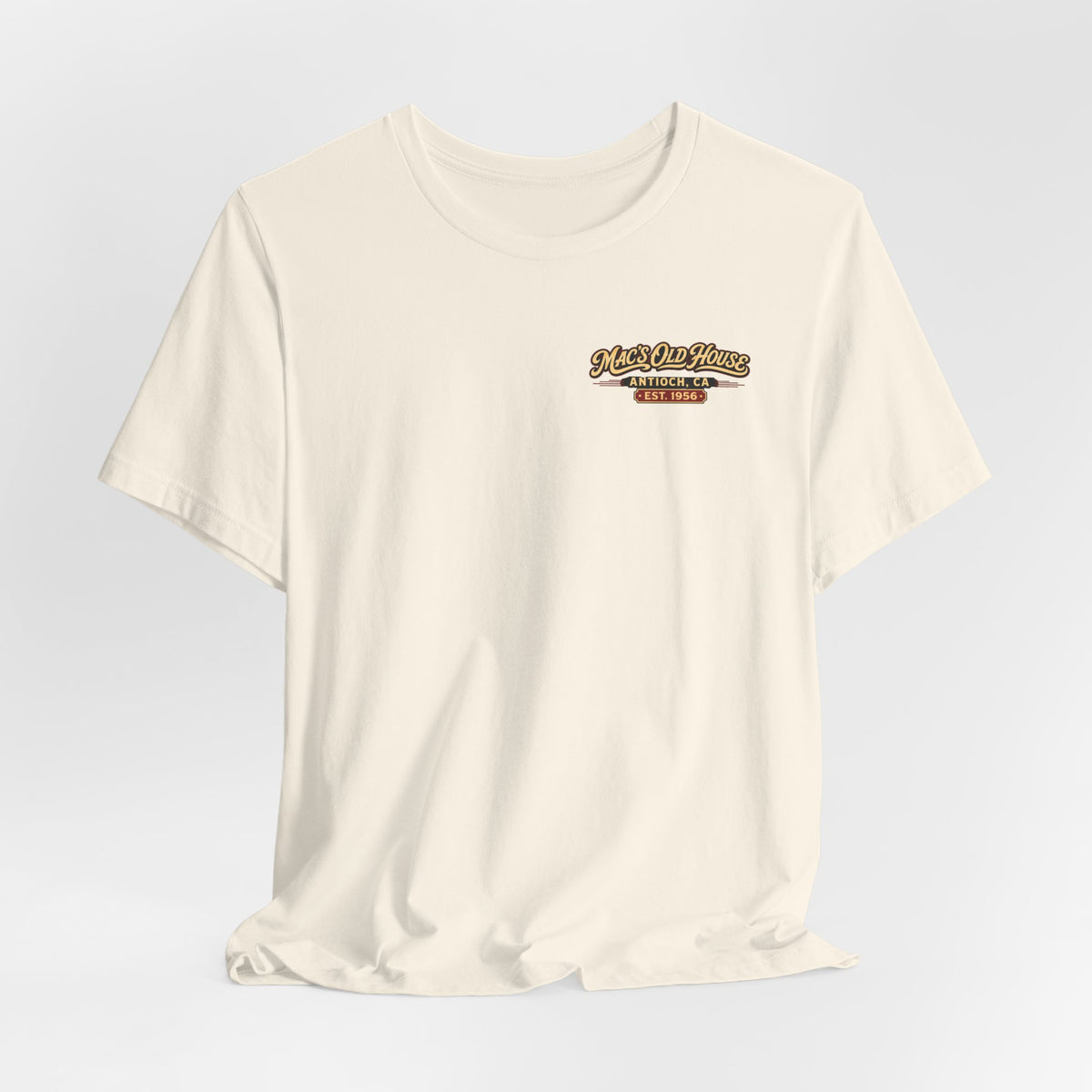 Mac's Old House Tee — Vintage Country House Graphic T-Shirt