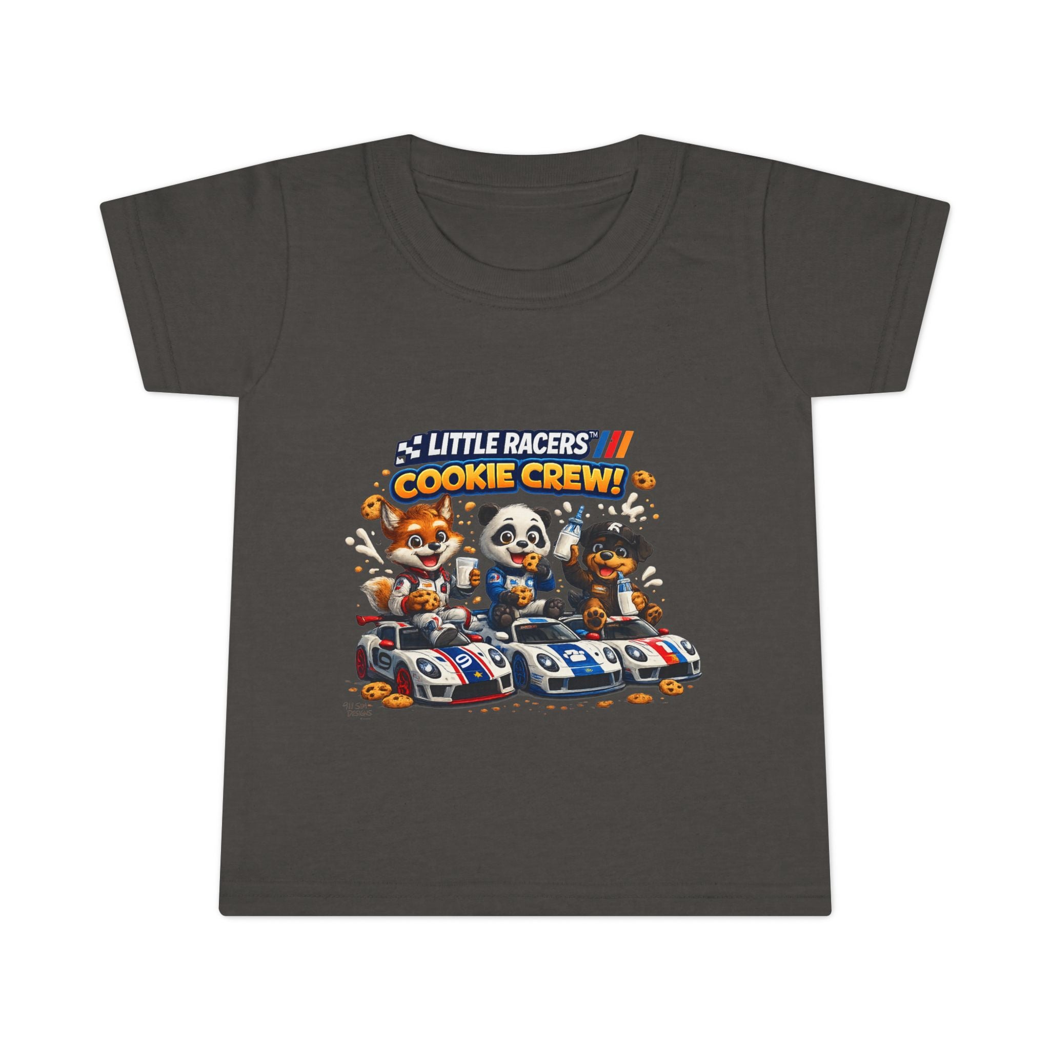 Limited Release: Little Racers Cookie Crew! Cute Animal Racecar Graphic