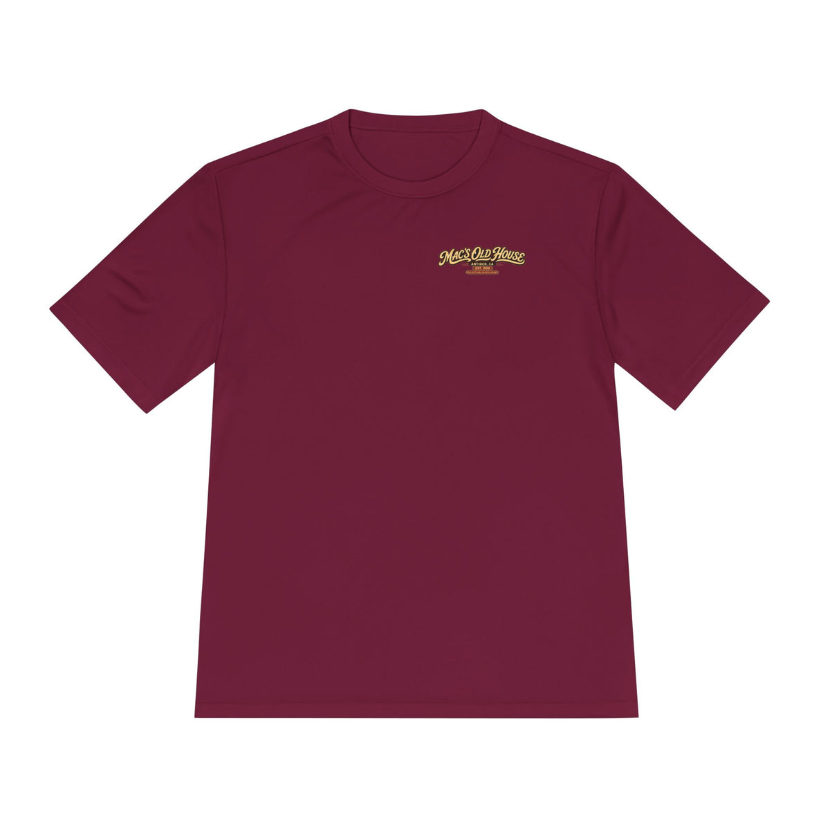 T-Shirt — 'Mac’s Old House' Vintage Scenic Logo Tee