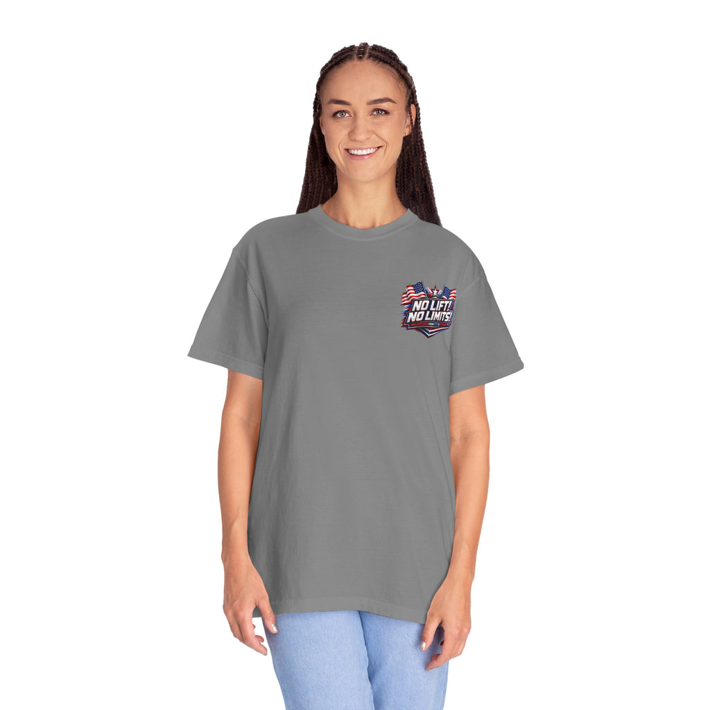 Patriotic '250 Years No Lift, No Limits' T-Shirt