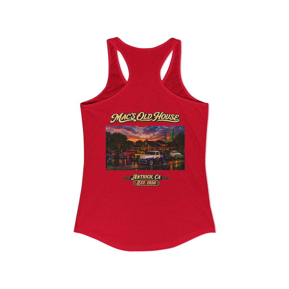 Mac’s Old House Women’s Racerback Tank