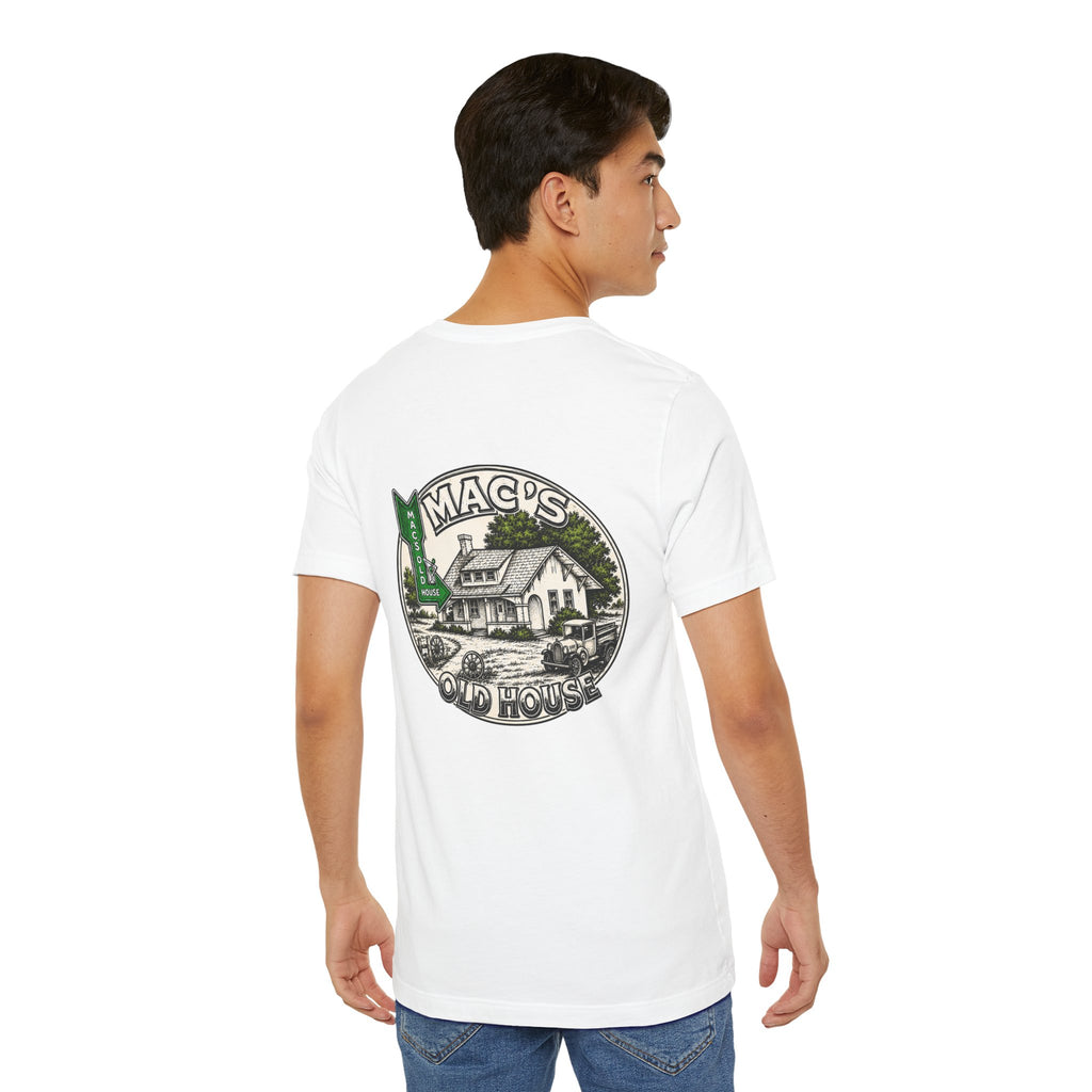 Mac's Old House Tee — Vintage Country House Graphic T-Shirt