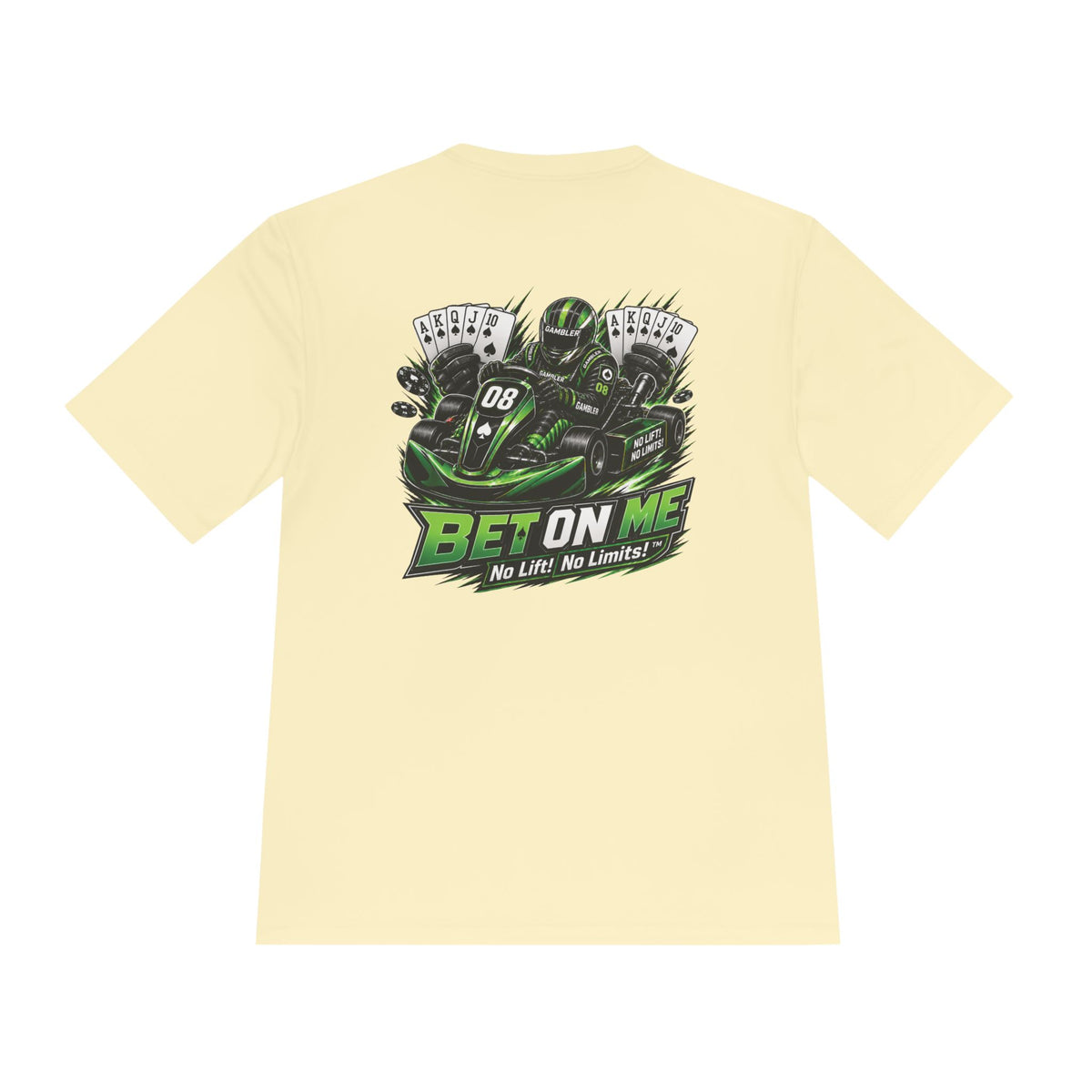Bet On Me No. 08 Kart Performance Tee