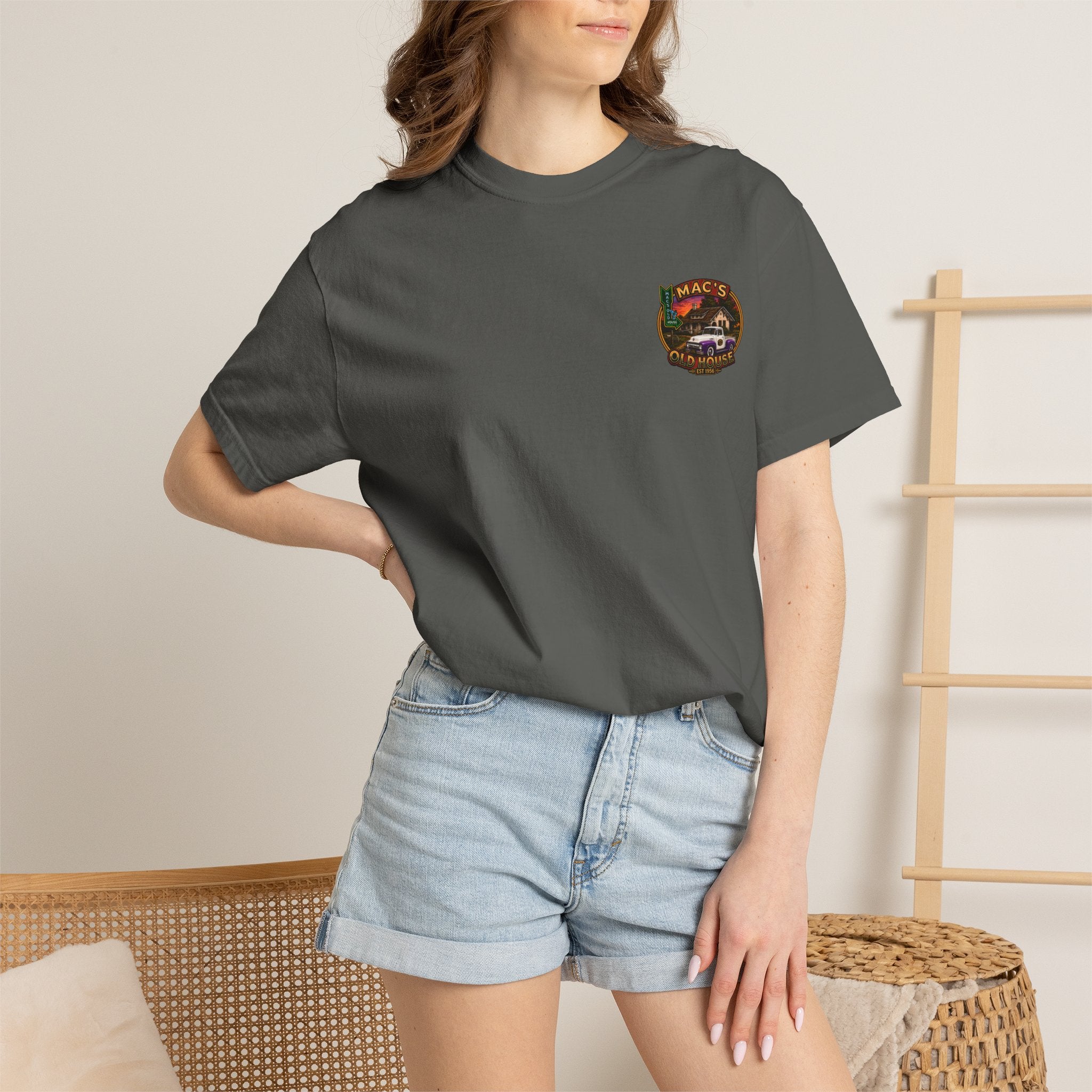 Mac's Old House T‑Shirt — Vintage Antioch, CA Diner Scene