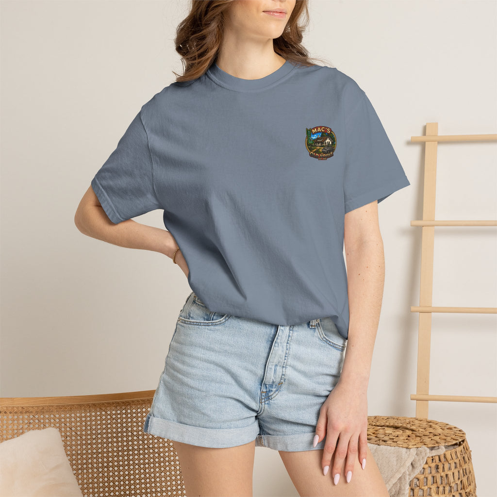 Mac's Old House Antioch CA Vintage T-Shirt — Retro Diner Night Scene (Est. 1956)