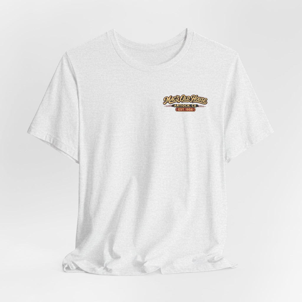 Mac's Old House Tee — Vintage Country House Graphic T-Shirt