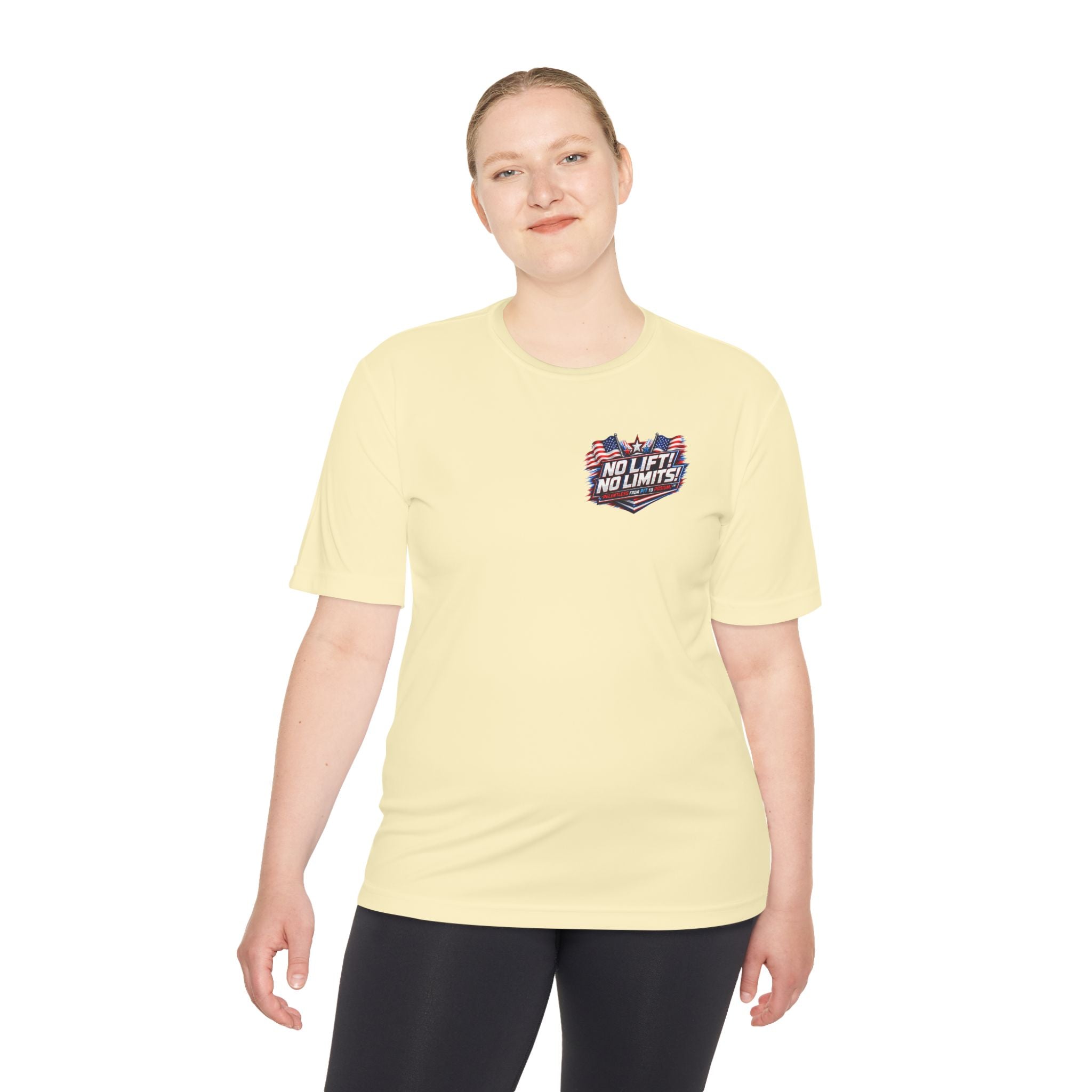 No Lift! No Limits!™ Relentless American Race Tee