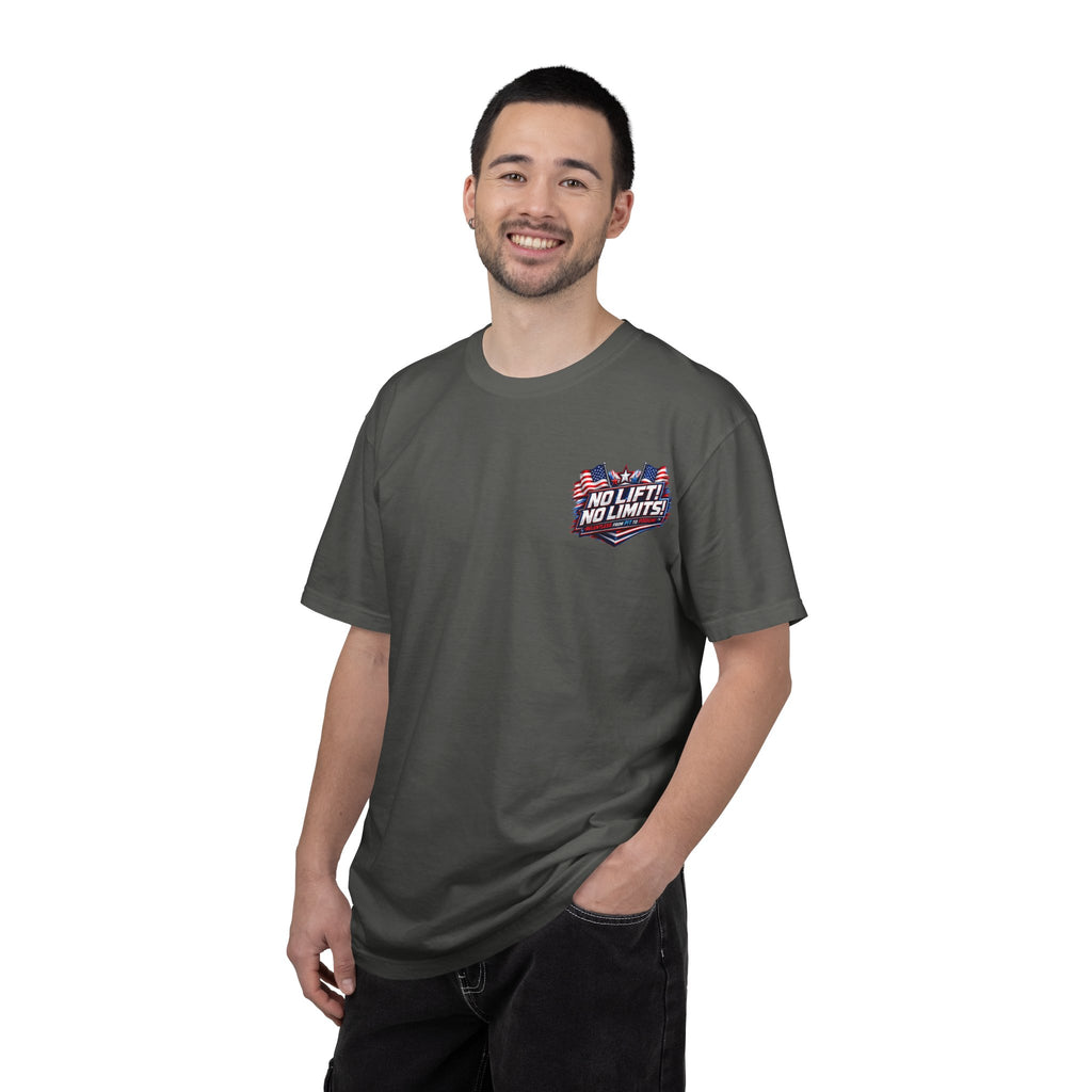 Patriotic '250 Years No Lift, No Limits' T-Shirt