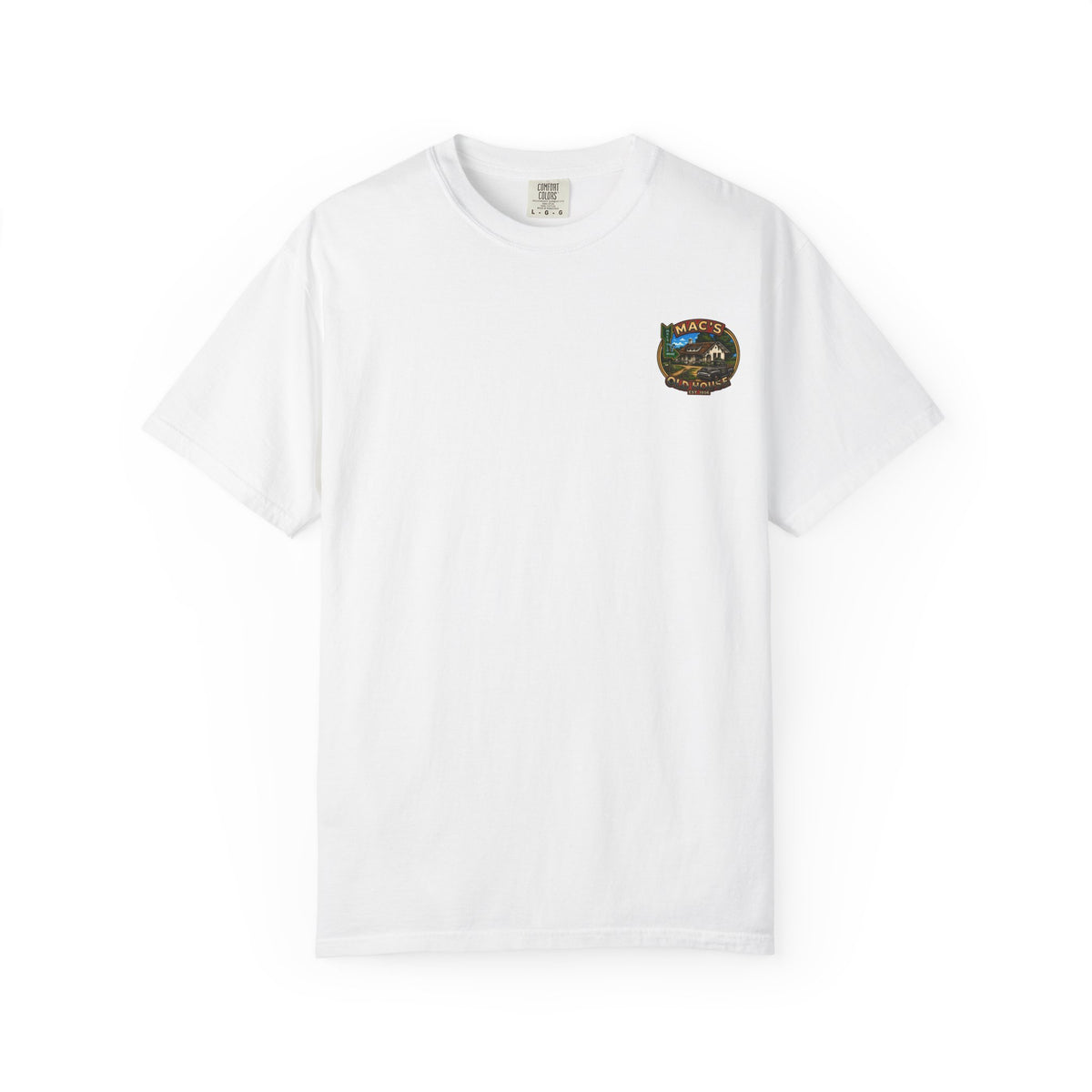 Mac's Old House Antioch CA Vintage T-Shirt — Retro Diner Night Scene (Est. 1956)