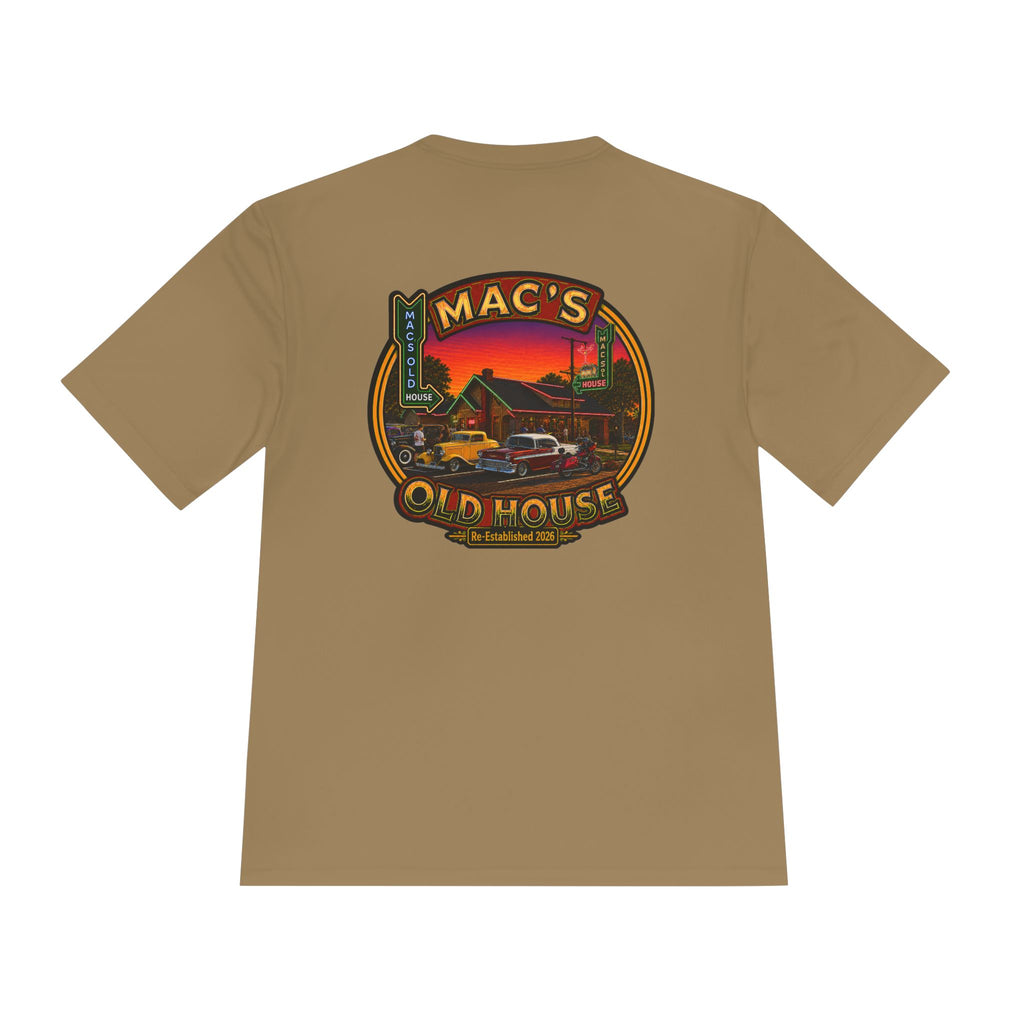 T-Shirt — 'Mac’s Old House' Vintage Scenic Logo Tee