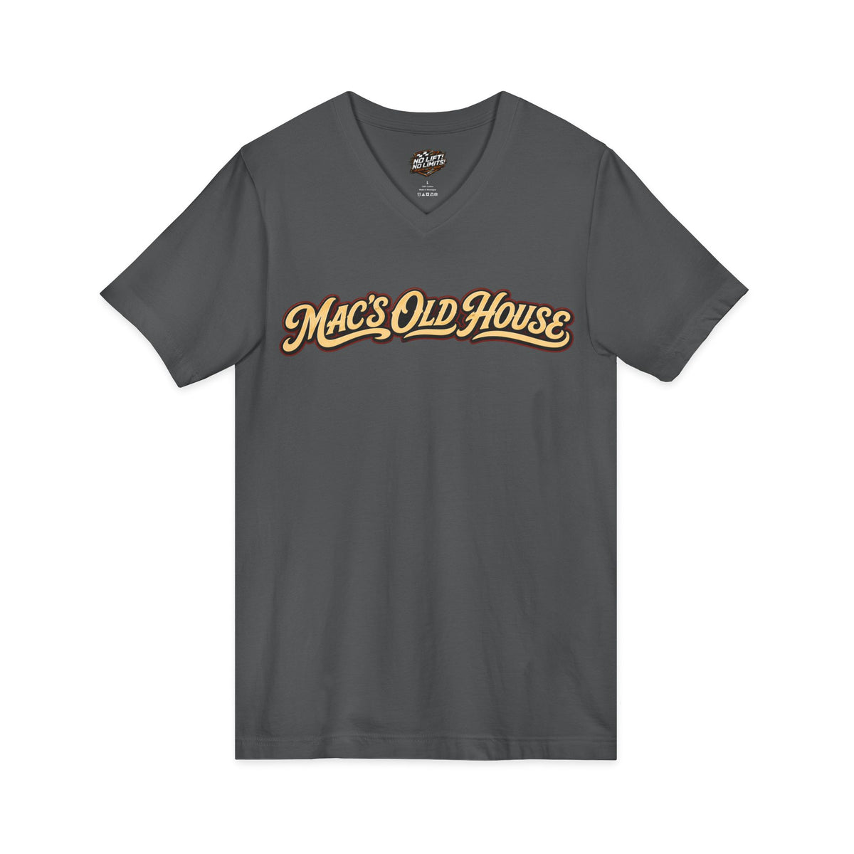 Mac’s Old House Re-Established 2026  V-Neck Tee