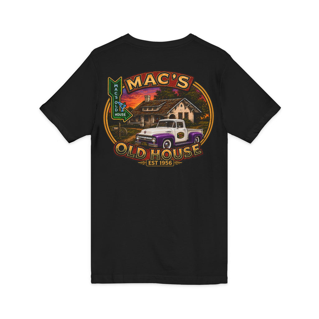Mac’s Old House Vintage Truck V-Neck Tee