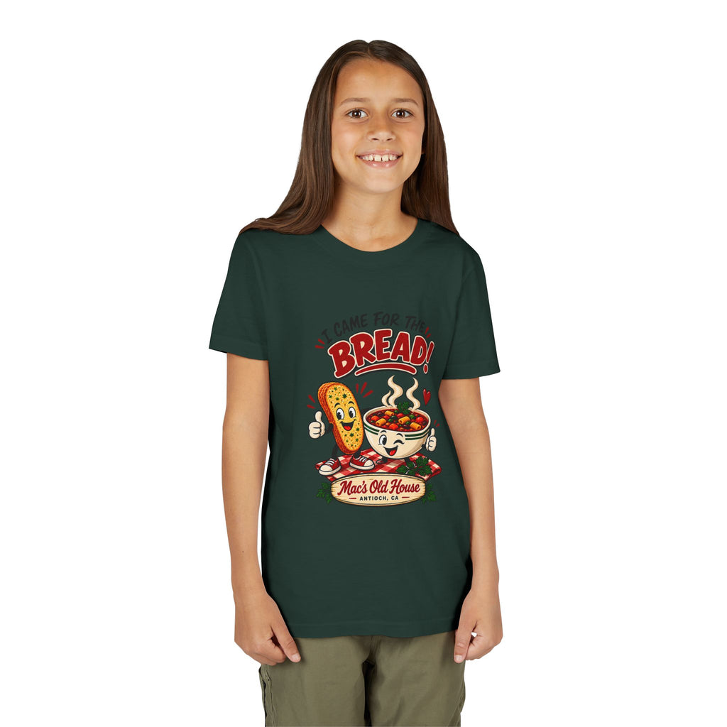 Youth Tee - "I Came for the Bread" Soup & Bread Kids T-Shirt
