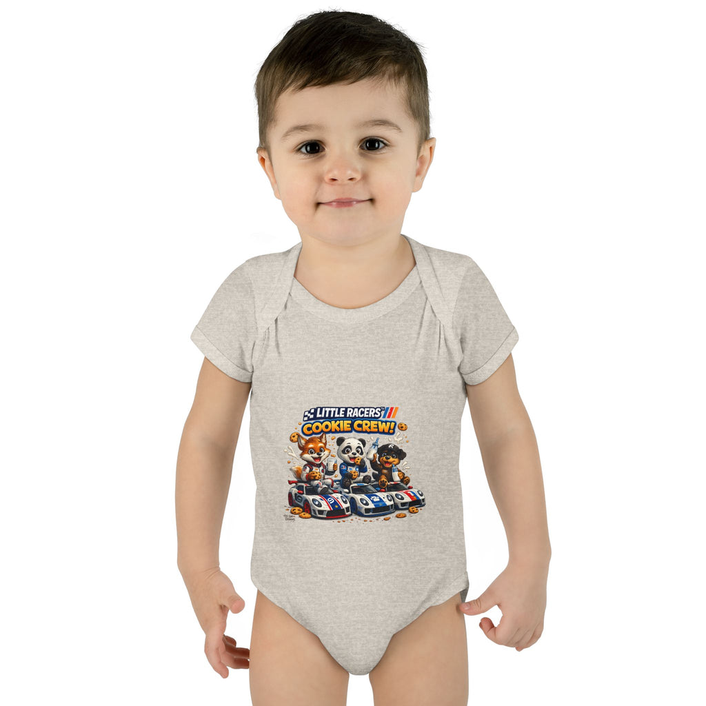 Limited Release: Little Racers Cookie Crew! Infant Racing Crew Bodysuit