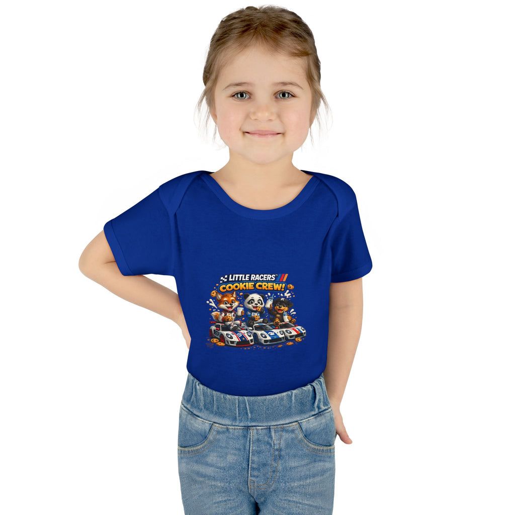 Limited Release: Little Racers Cookie Crew! Infant Racing Crew Bodysuit