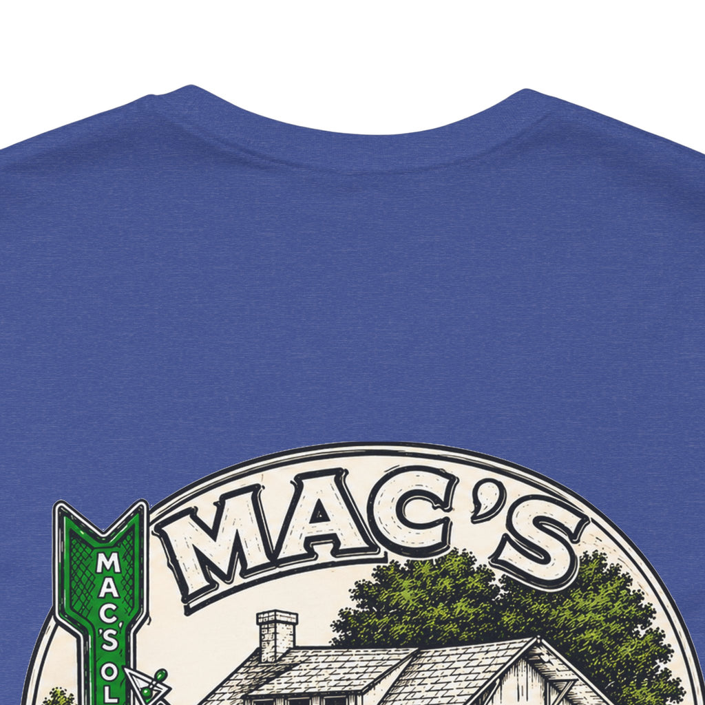 Mac's Old House Tee — Vintage Country House Graphic T-Shirt