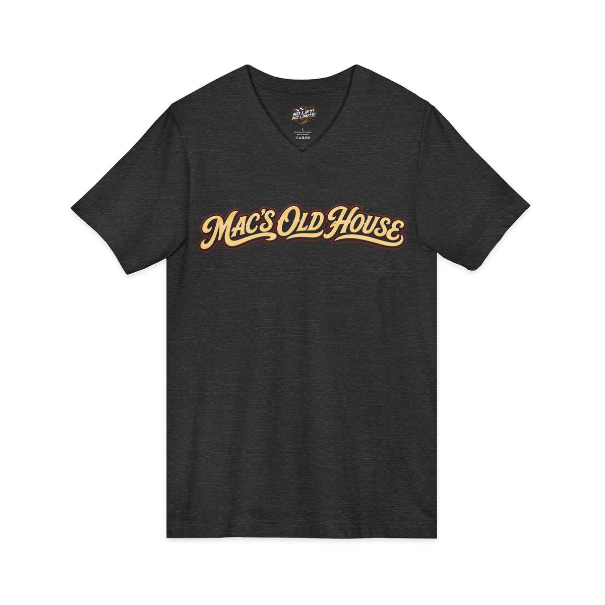 Mac’s Old House Re-Established 2026  V-Neck Tee