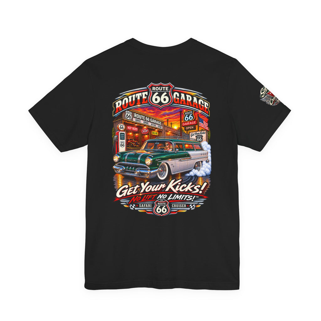 Route 66 Garage – Safari Cruiser Tee | No Lift! No Limits!™