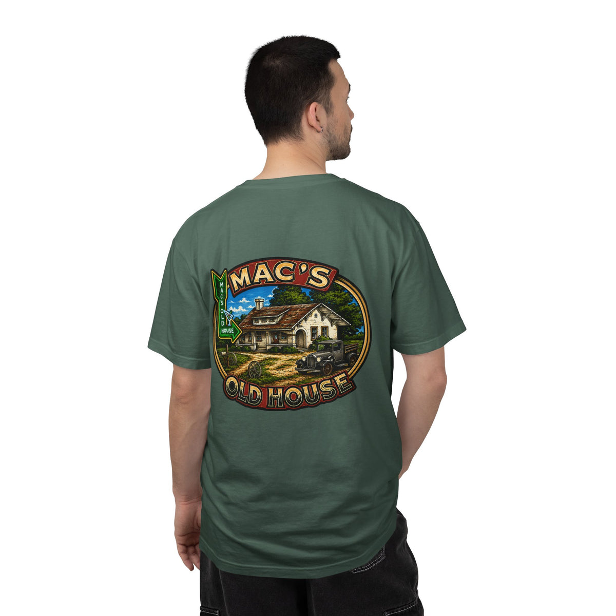 Mac’s Old House Vintage Logo T-Shirt