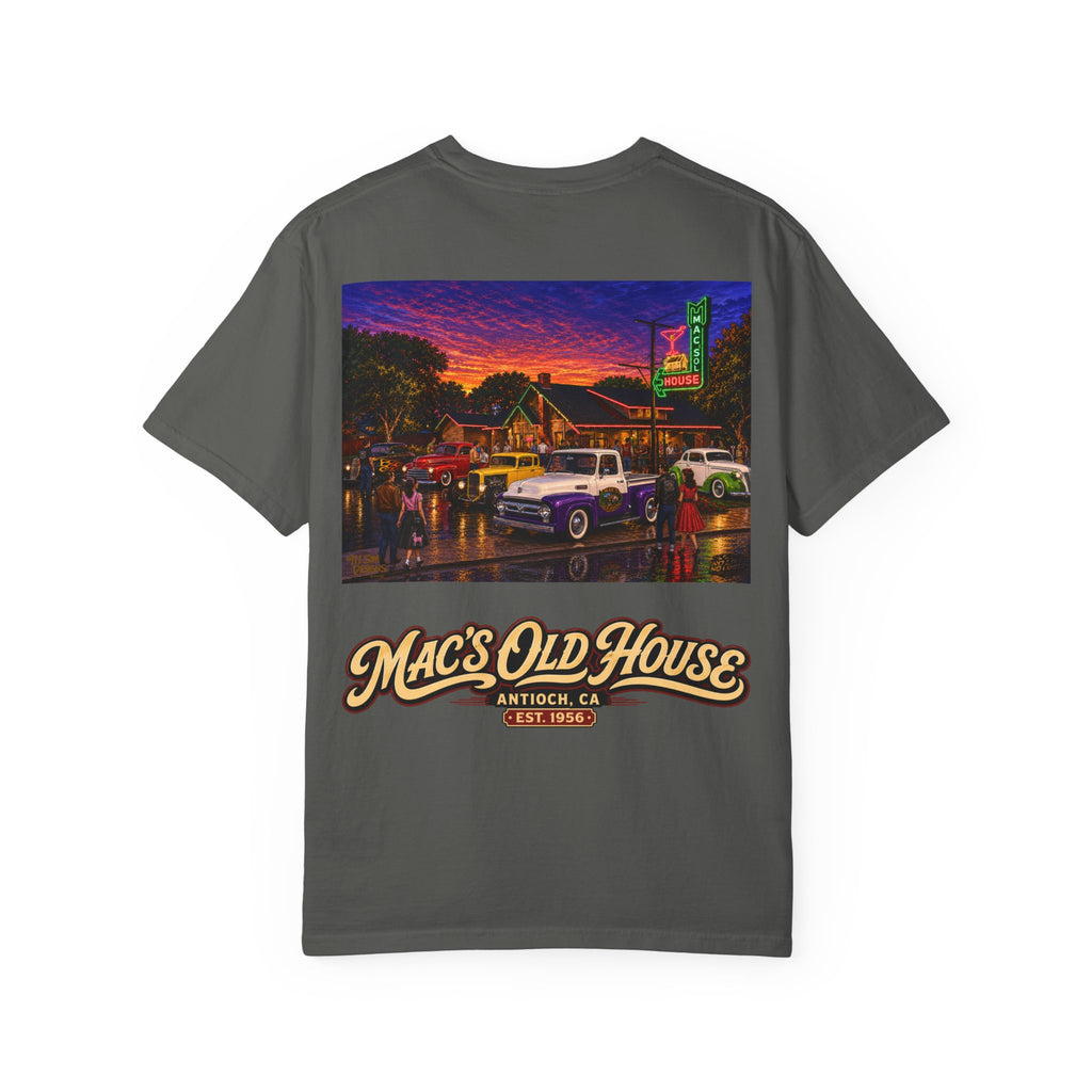 Mac's Old House T-Shirt — Vintage Restaurant Scene Tee