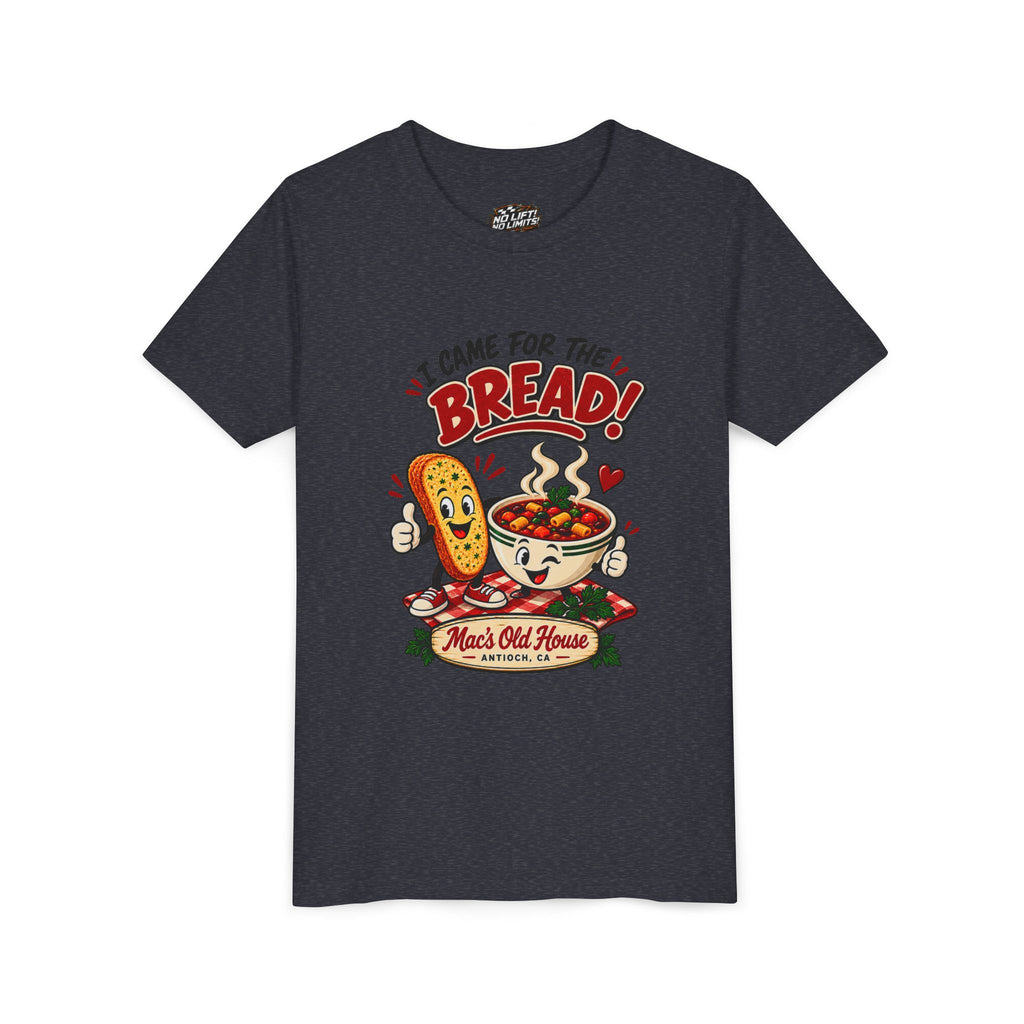 Youth Tee - "I Came for the Bread" Soup & Bread Kids T-Shirt