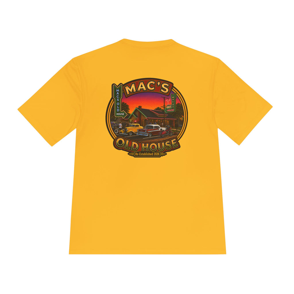 T-Shirt — 'Mac’s Old House' Vintage Scenic Logo Tee