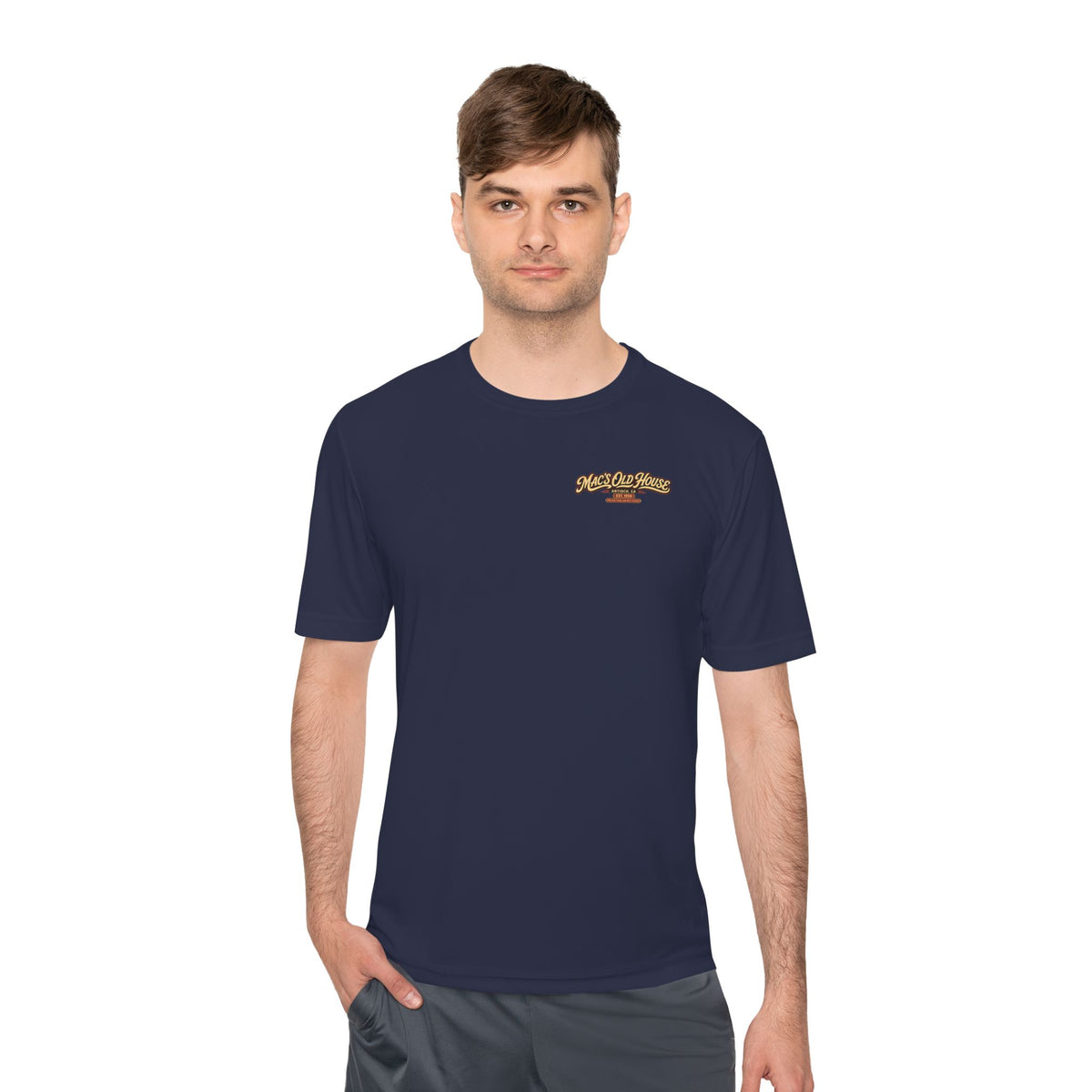 T-Shirt — 'Mac’s Old House' Vintage Scenic Logo Tee