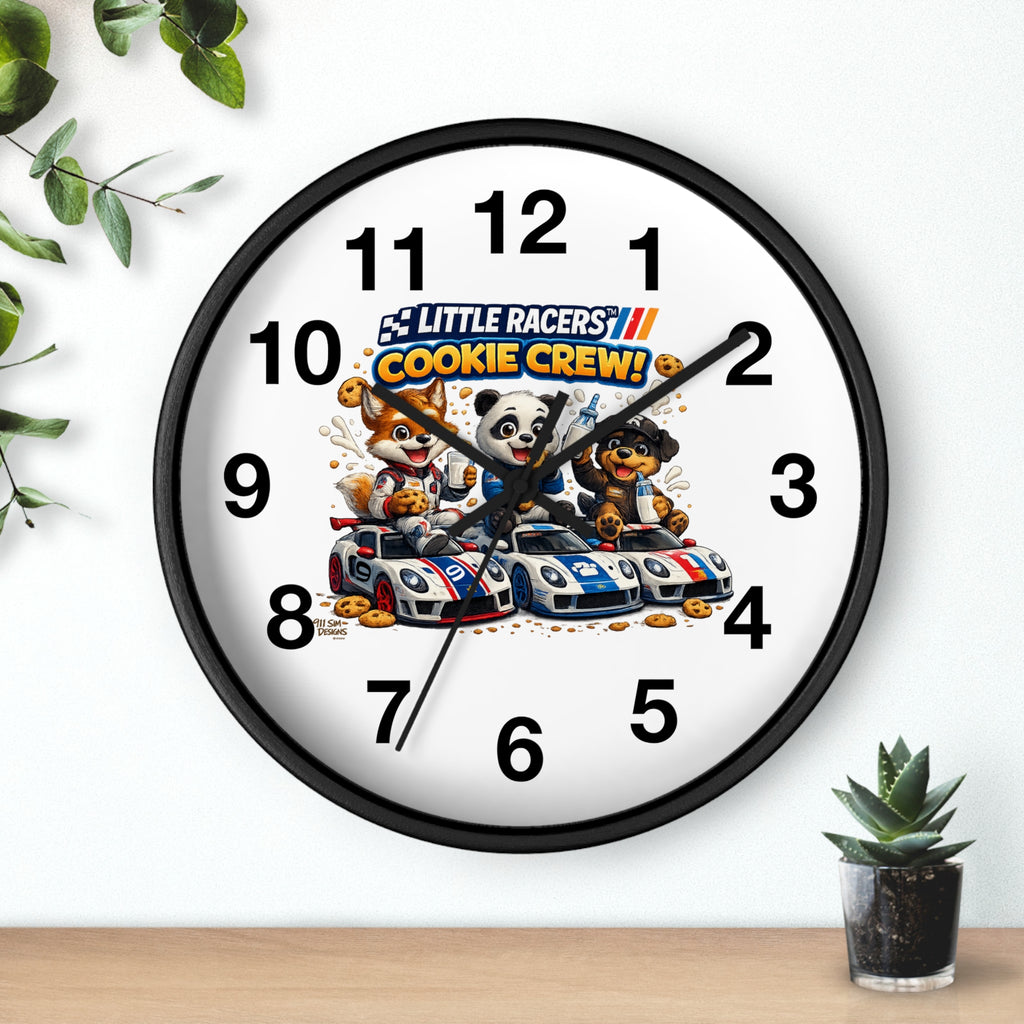 Little Racers™ Cookie Crew Learn-to-Tell-Time Wall Clock