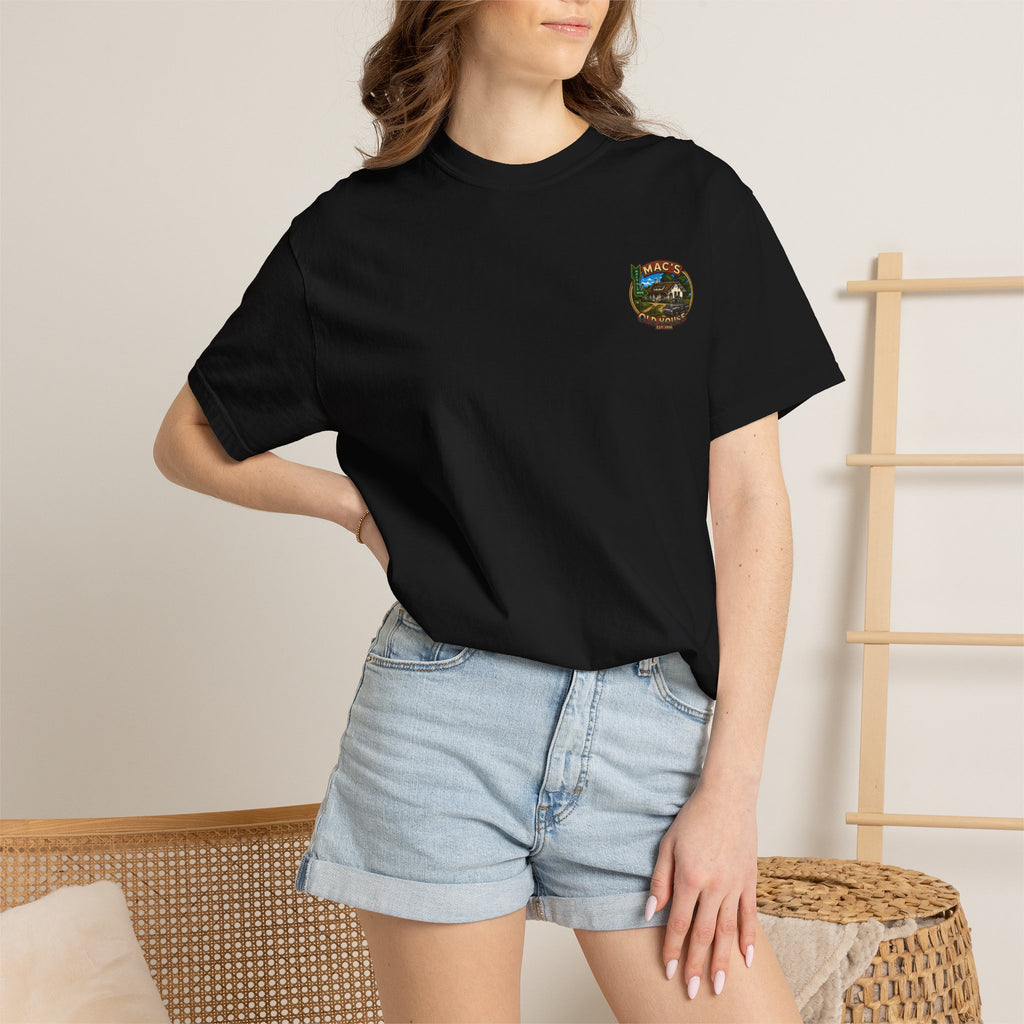 Mac's Old House Antioch CA Vintage T-Shirt — Retro Diner Night Scene (Est. 1956)