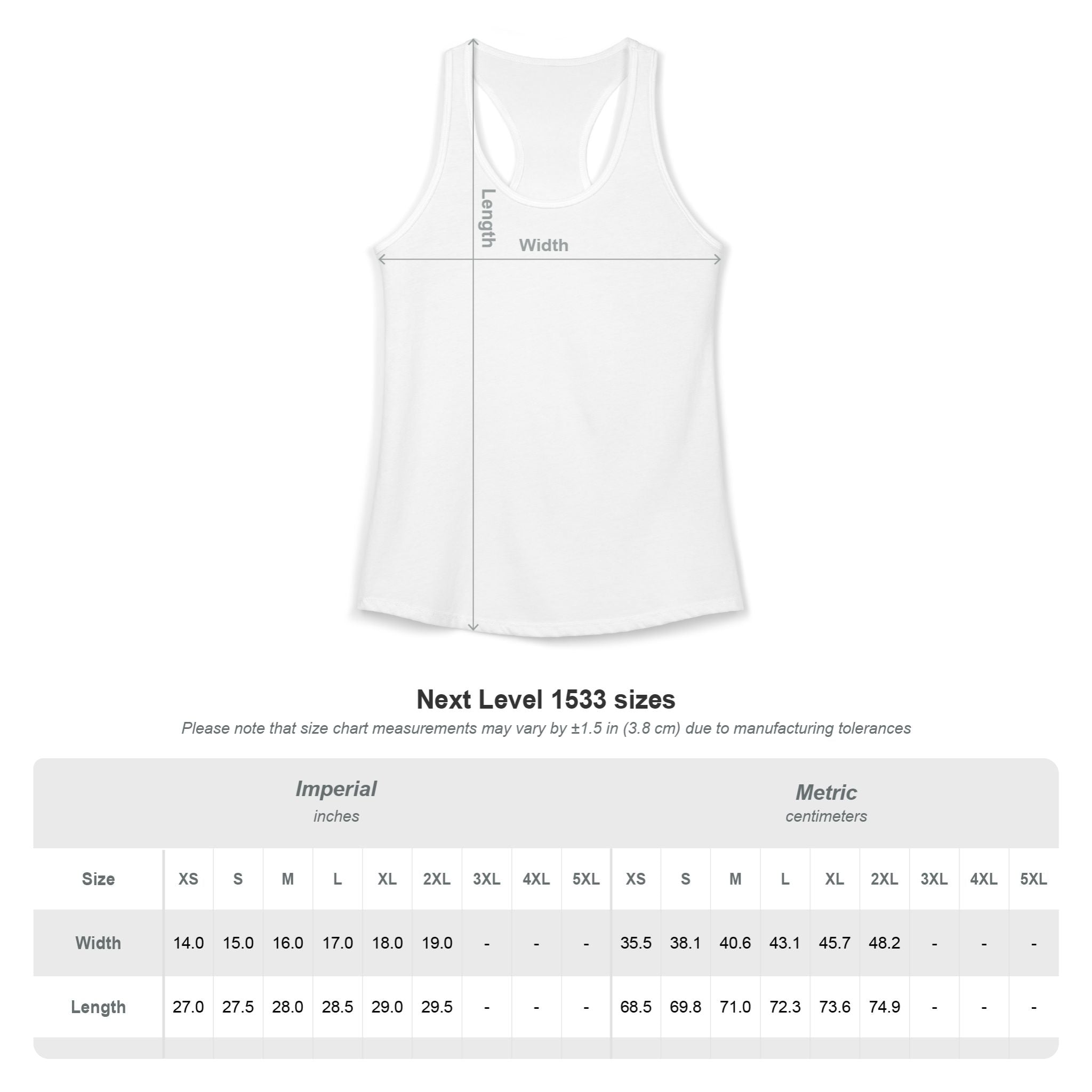 No Lift! No Limits!™ Relentless American Race Tank