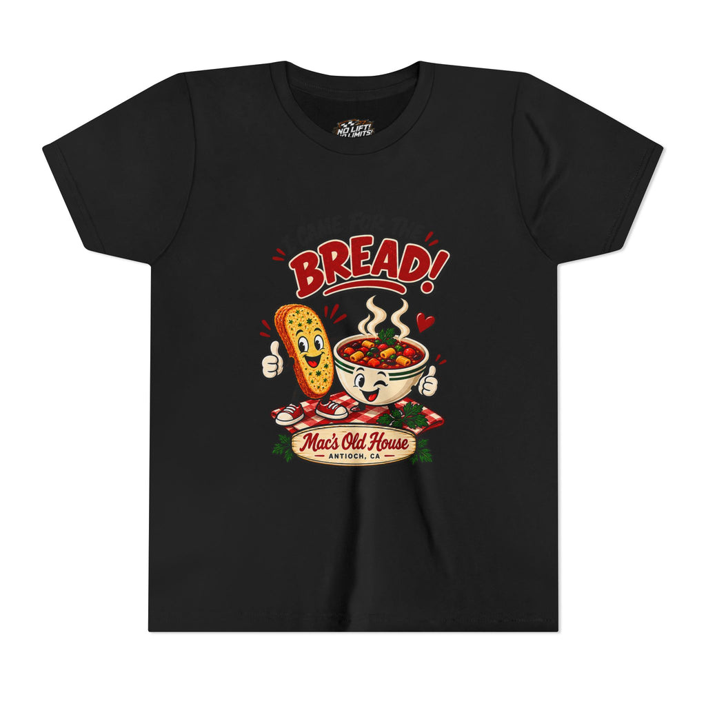 Youth Tee - "I Came for the Bread" Soup & Bread Kids T-Shirt