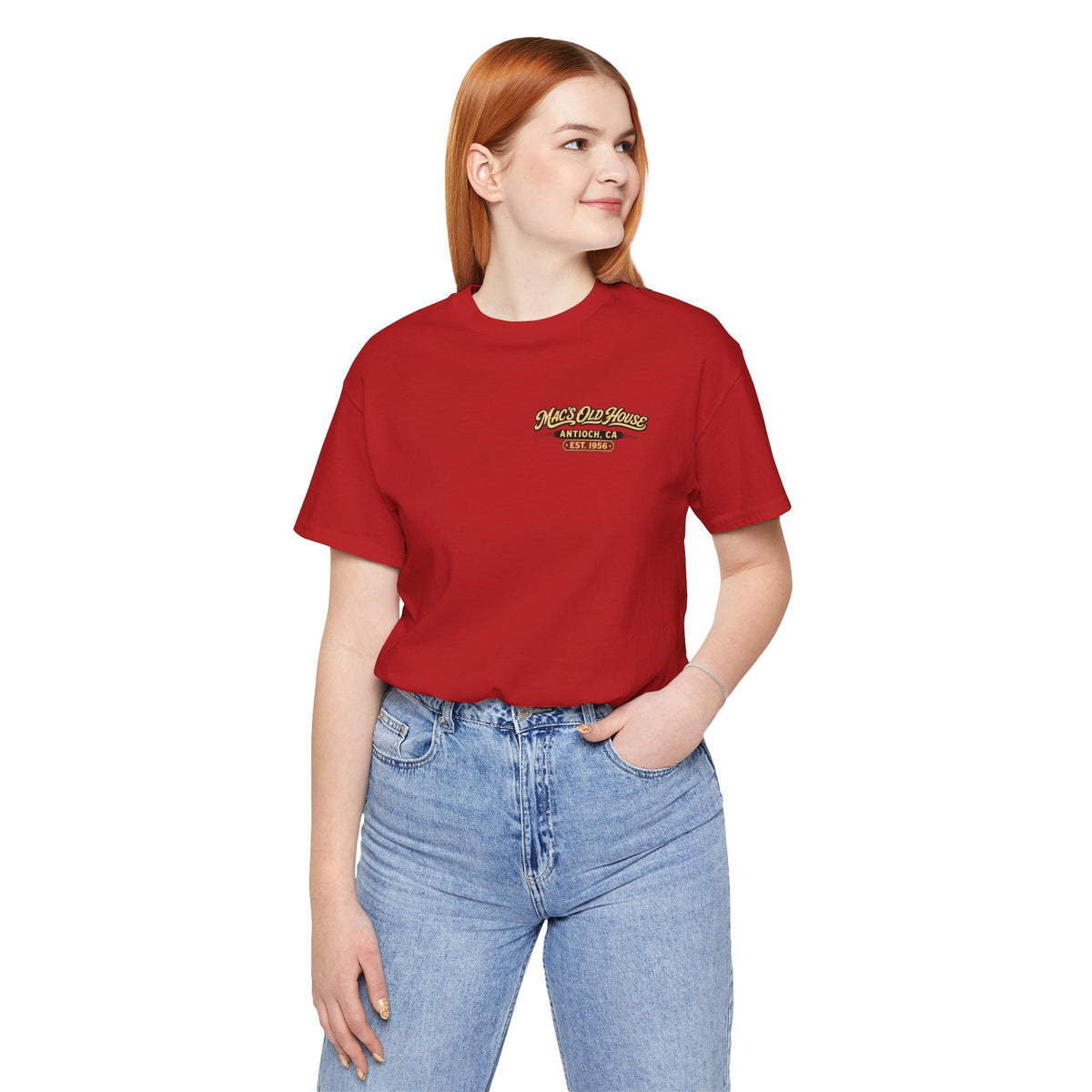 Mac's Old House Tee — Vintage Country House Graphic T-Shirt