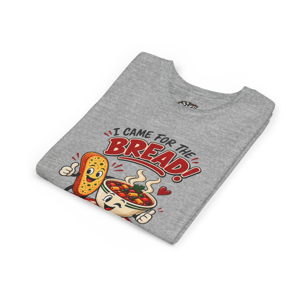 Youth Tee - "I Came for the Bread" Soup & Bread Kids T-Shirt