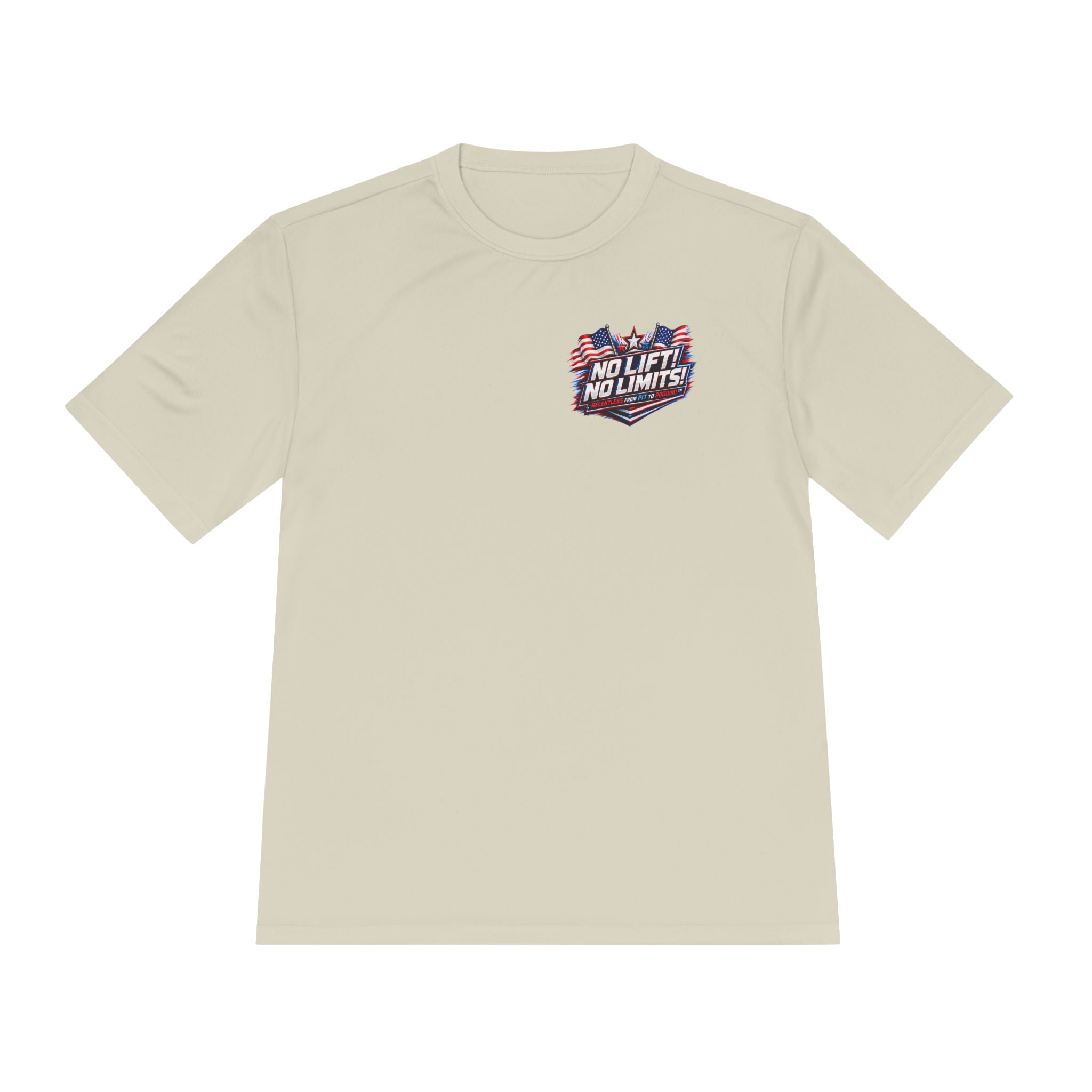 No Lift! No Limits!™ Relentless American Race Tee
