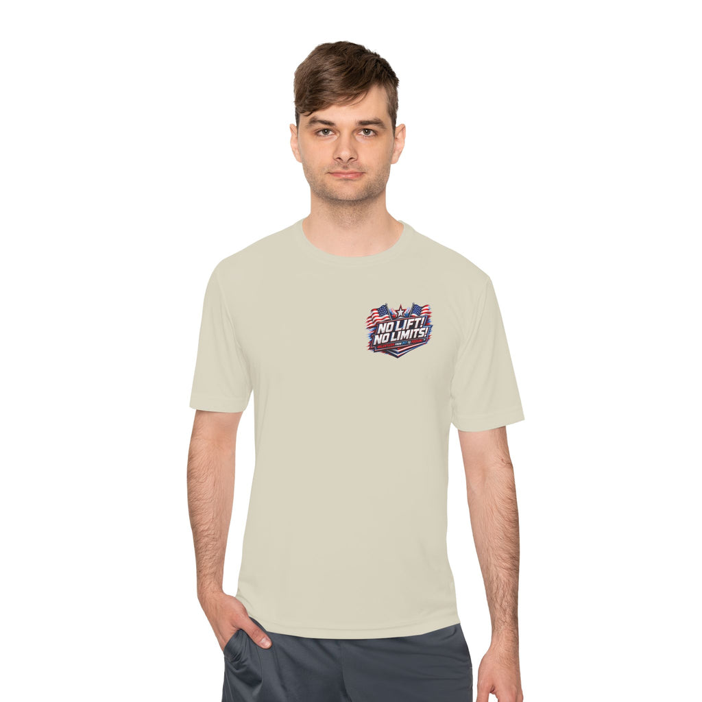 No Lift! No Limits!™ Relentless American Race Tee