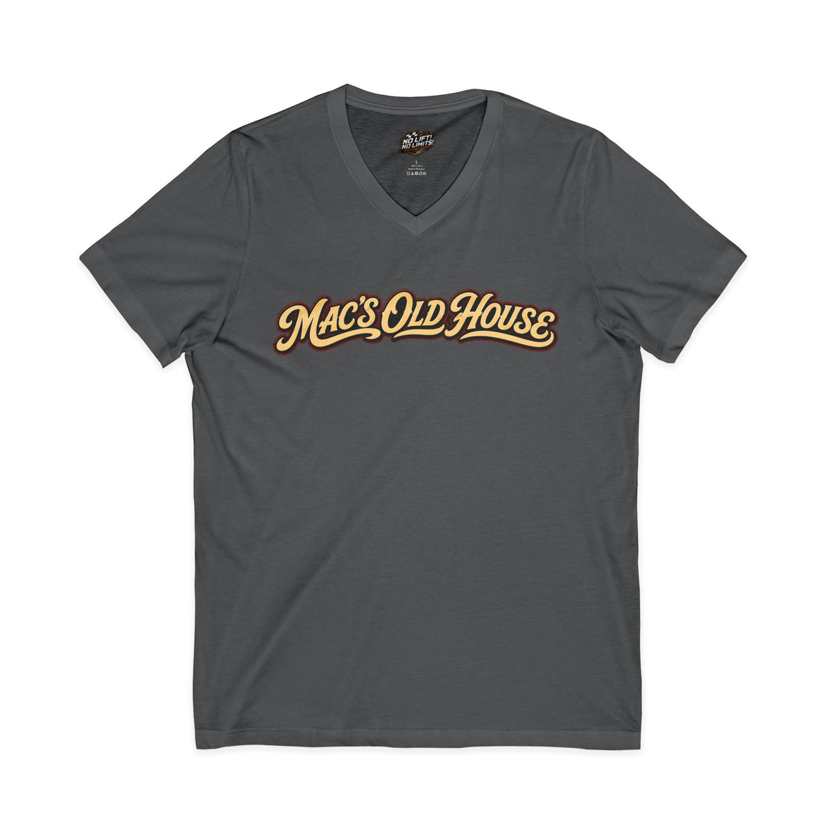 Mac’s Old House Re-Established 2026  V-Neck Tee