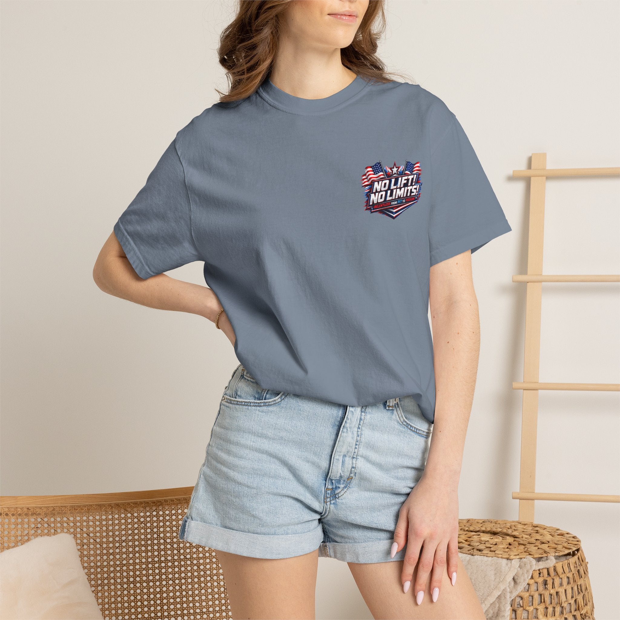 Patriotic '250 Years No Lift, No Limits' T-Shirt