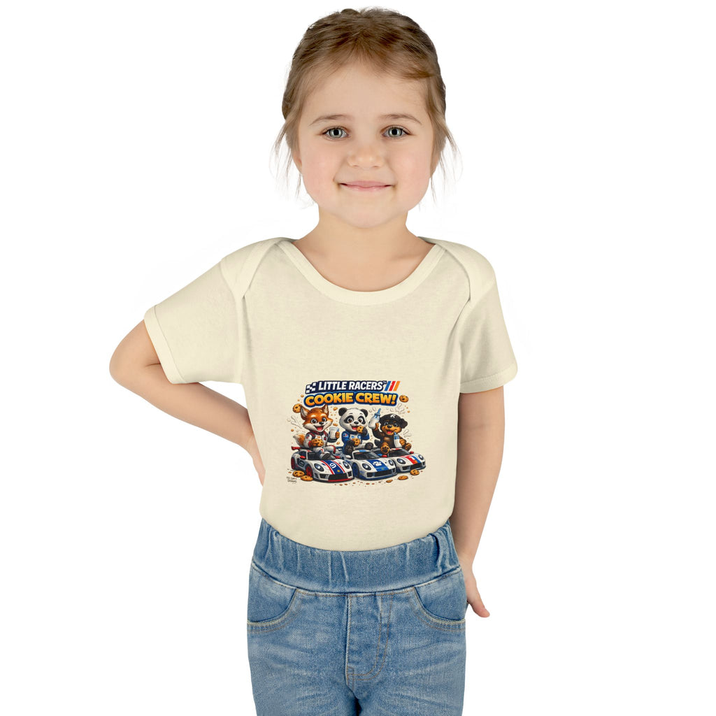 Limited Release: Little Racers Cookie Crew! Infant Racing Crew Bodysuit