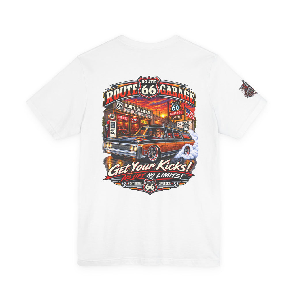 Woodgrain Station Wagon T-Shirt – Vintage Cruiser Graphic Tee | Route 66 Garage