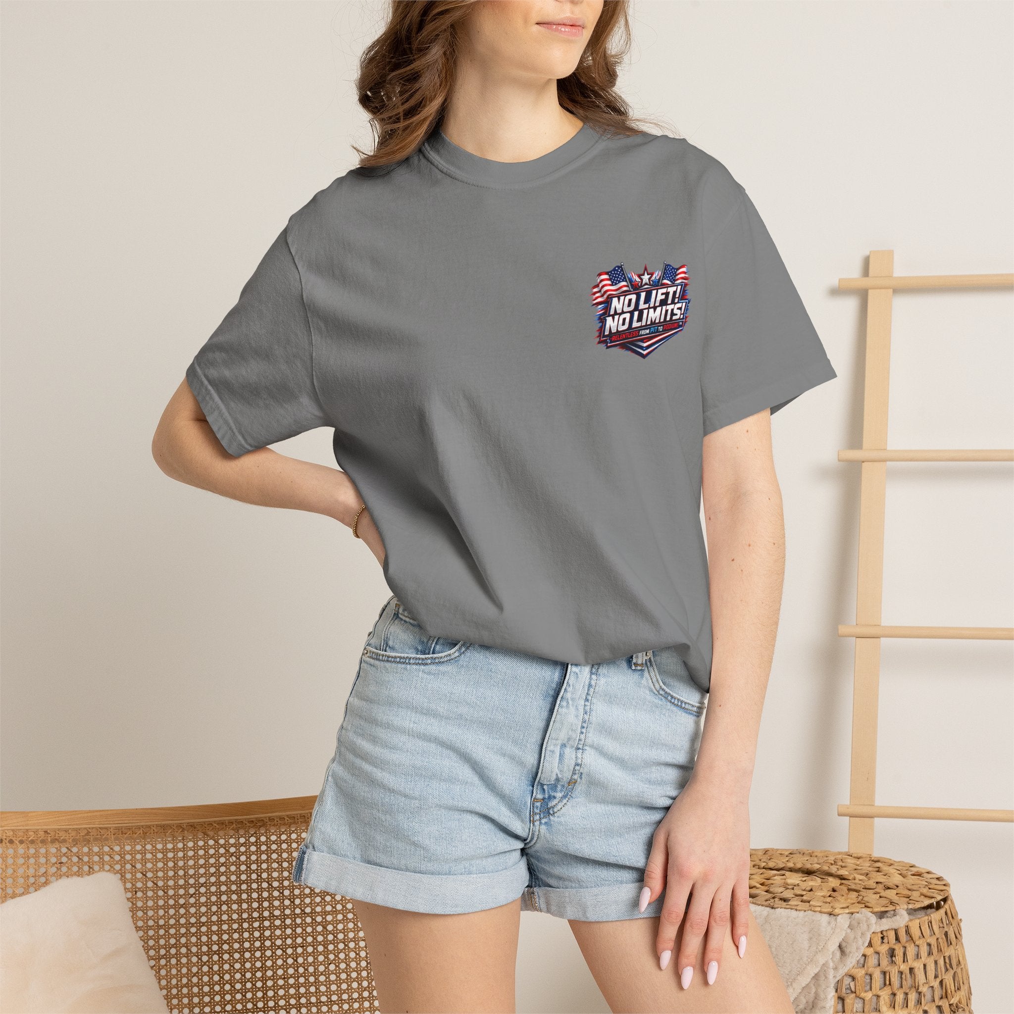 Patriotic '250 Years No Lift, No Limits' T-Shirt