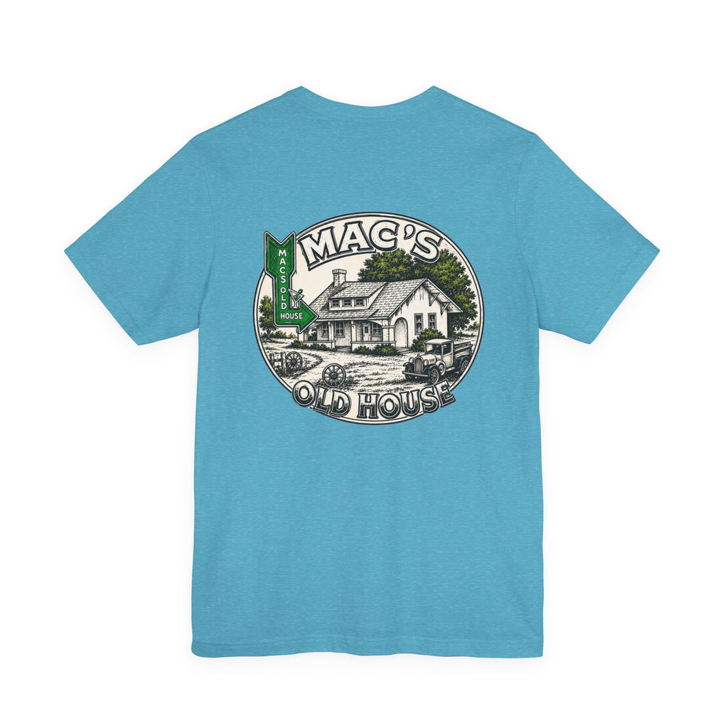 Mac's Old House Tee — Vintage Country House Graphic T-Shirt