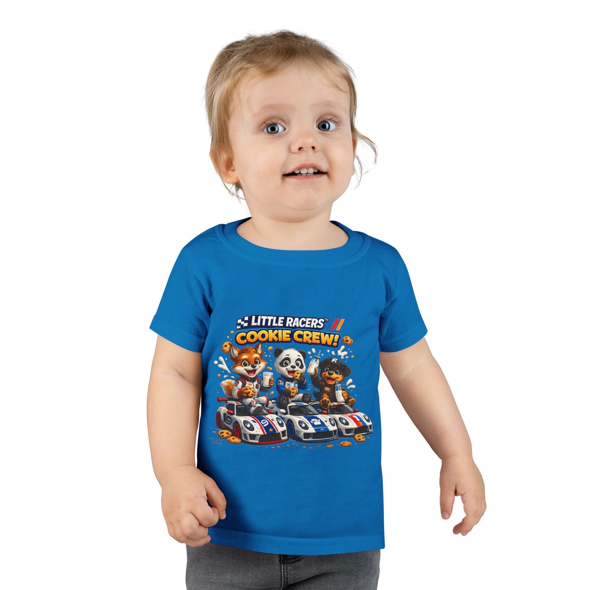 Limited Release: Little Racers Cookie Crew! Cute Animal Racecar Graphic