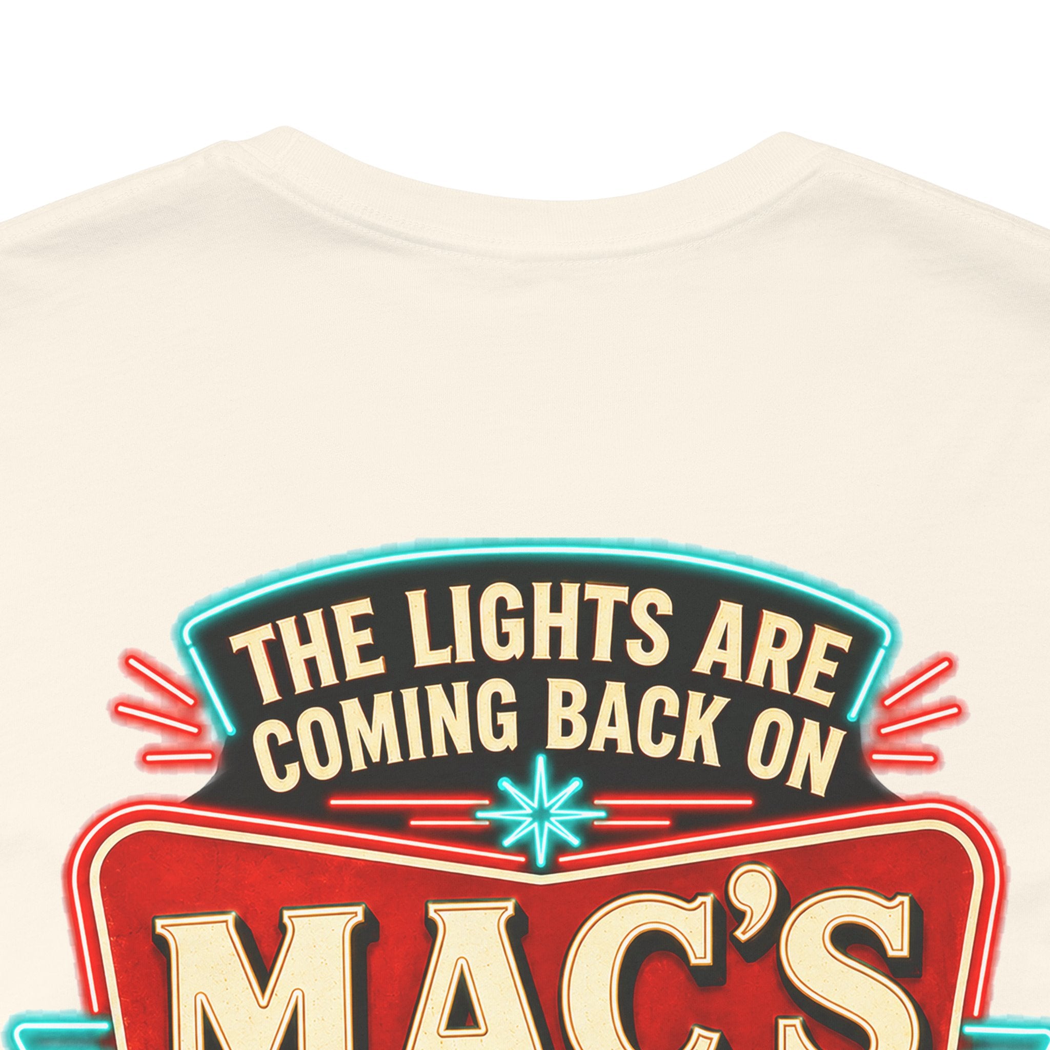 Mac’s Old House “The Lights Are Coming Back On” Coming Soon Shirt